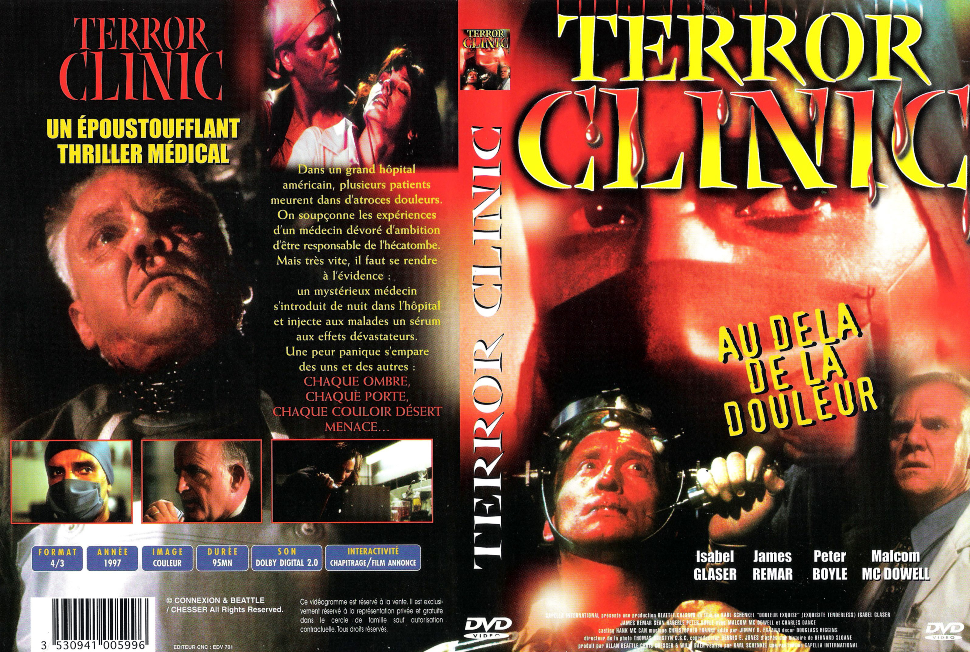 Jaquette DVD Terror clinic v2