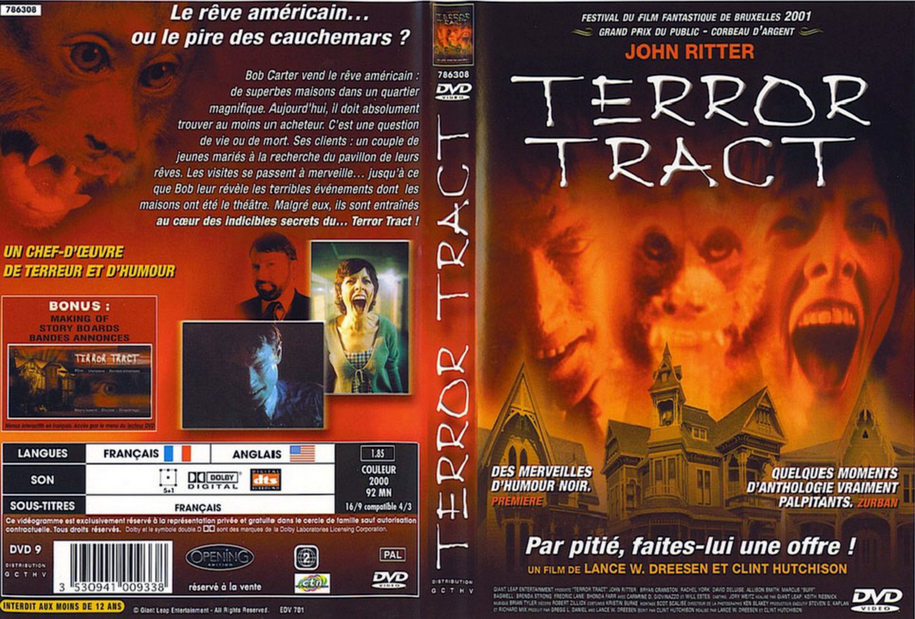 Jaquette DVD Terror tract