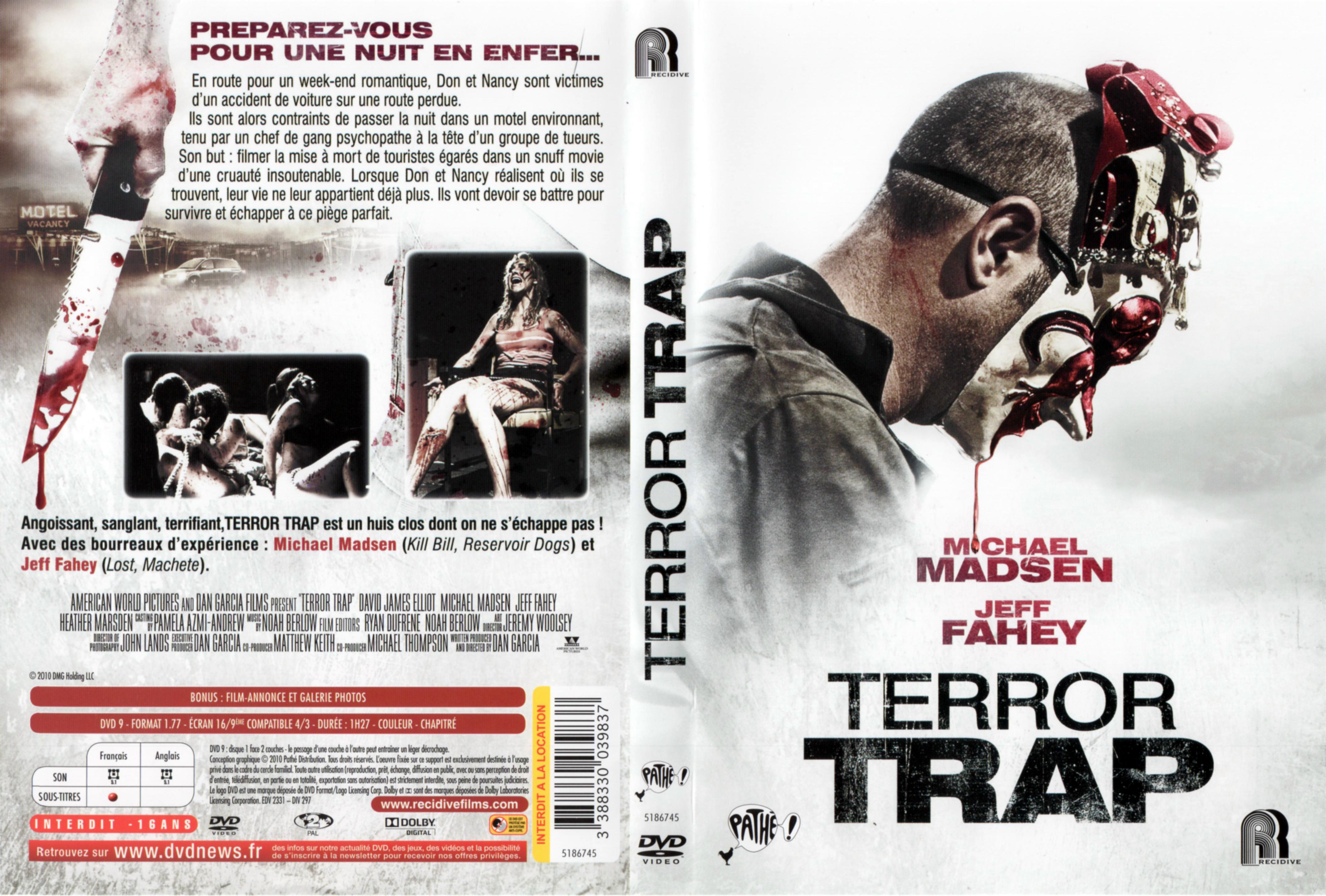 Jaquette DVD Terror trap