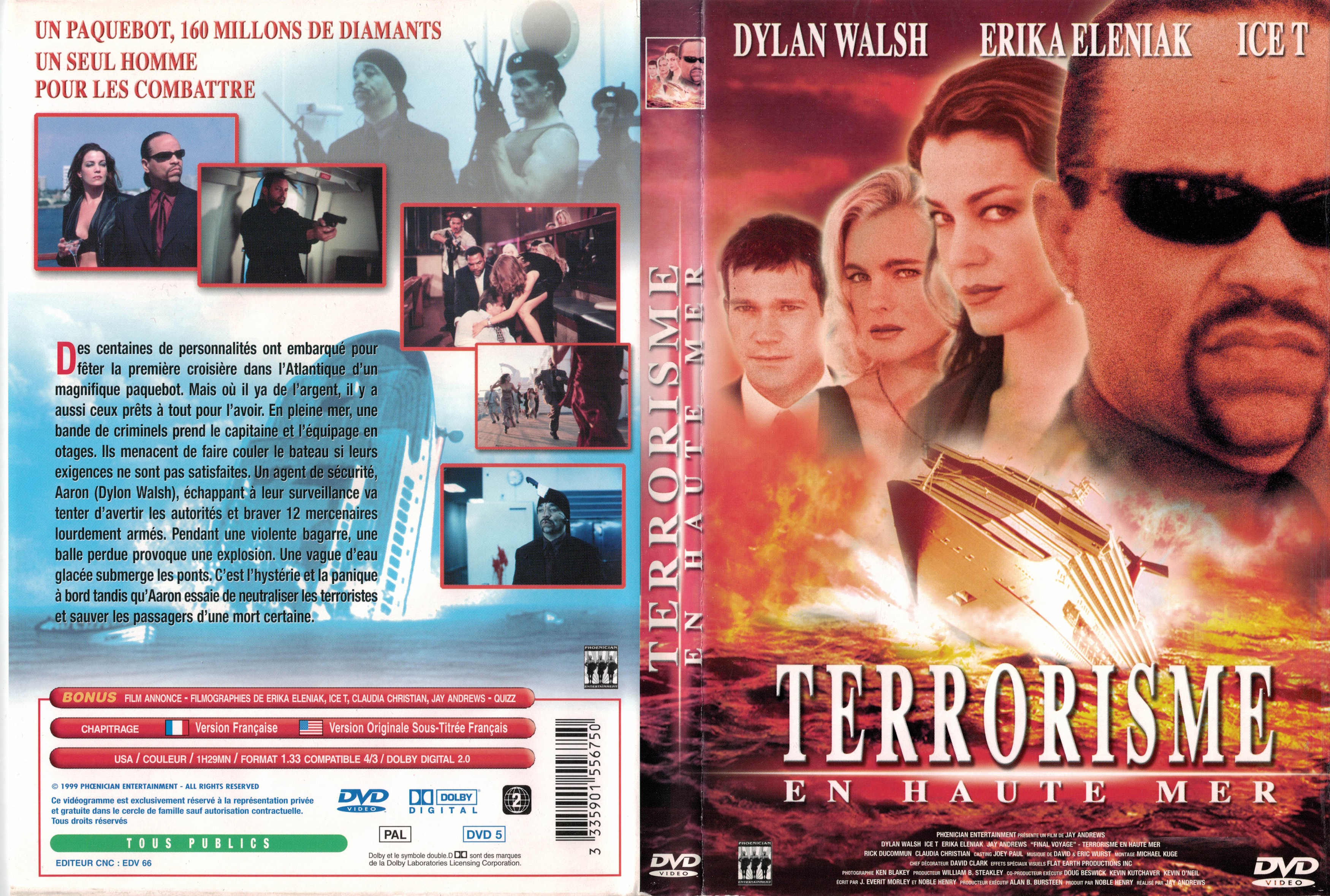 Jaquette DVD Terrorisme en Haute Mer