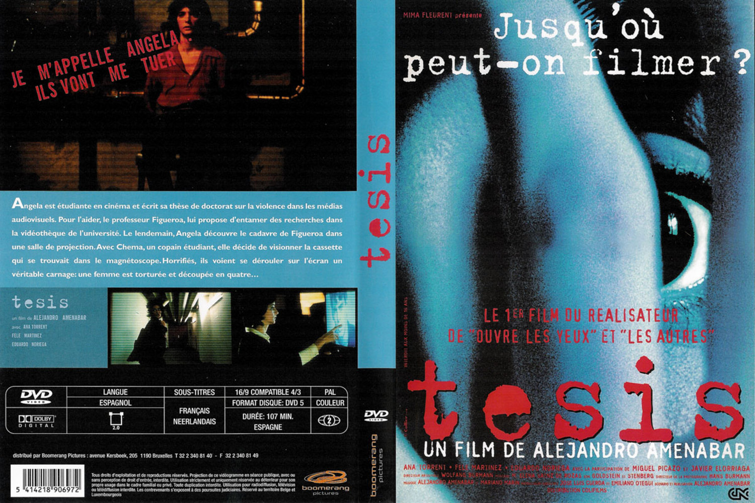 Jaquette DVD Tesis