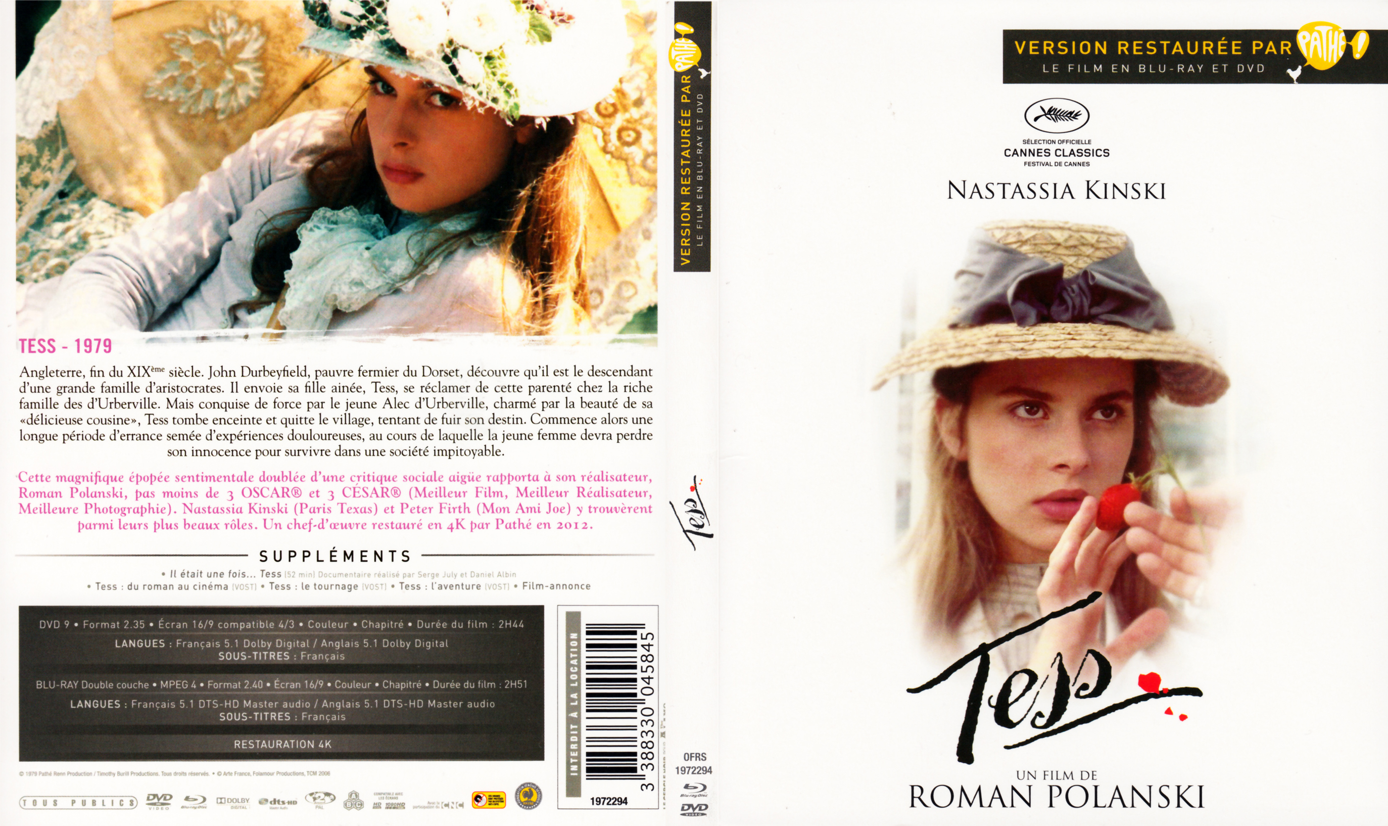 Jaquette DVD Tess (BLU-RAY) v2