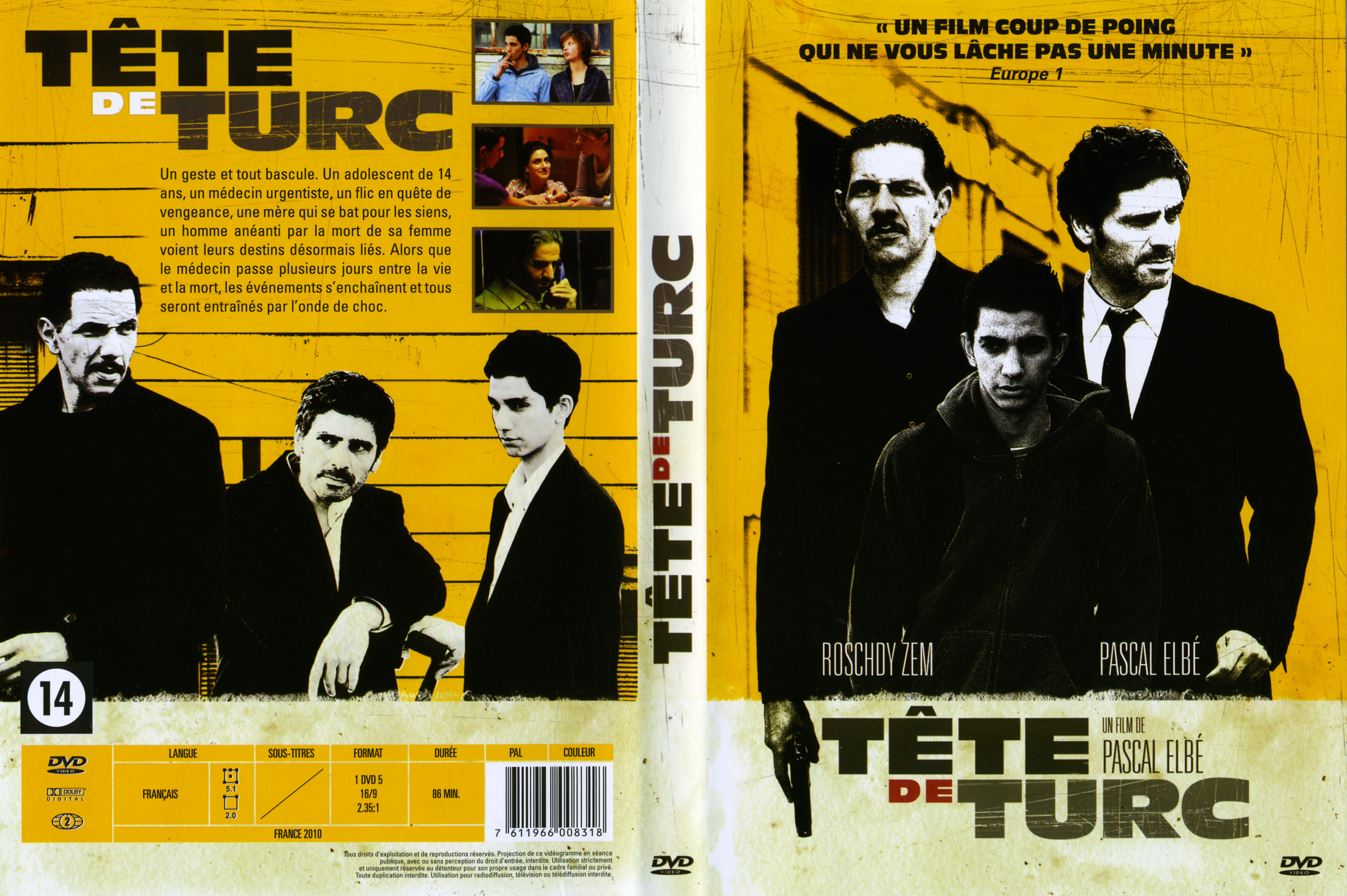 Jaquette DVD Tete de turc