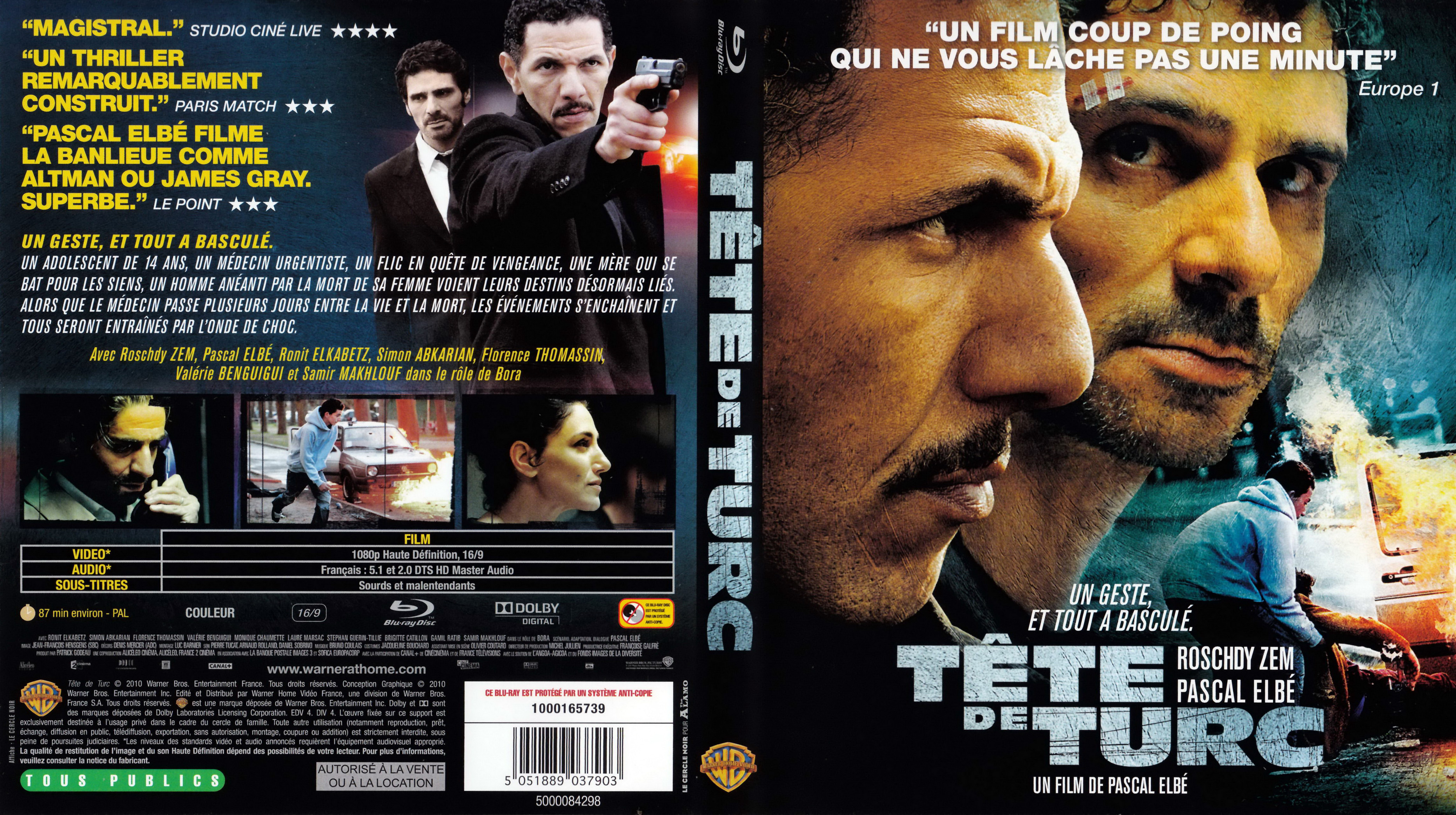Jaquette DVD Tete de turc (BLU-RAY)
