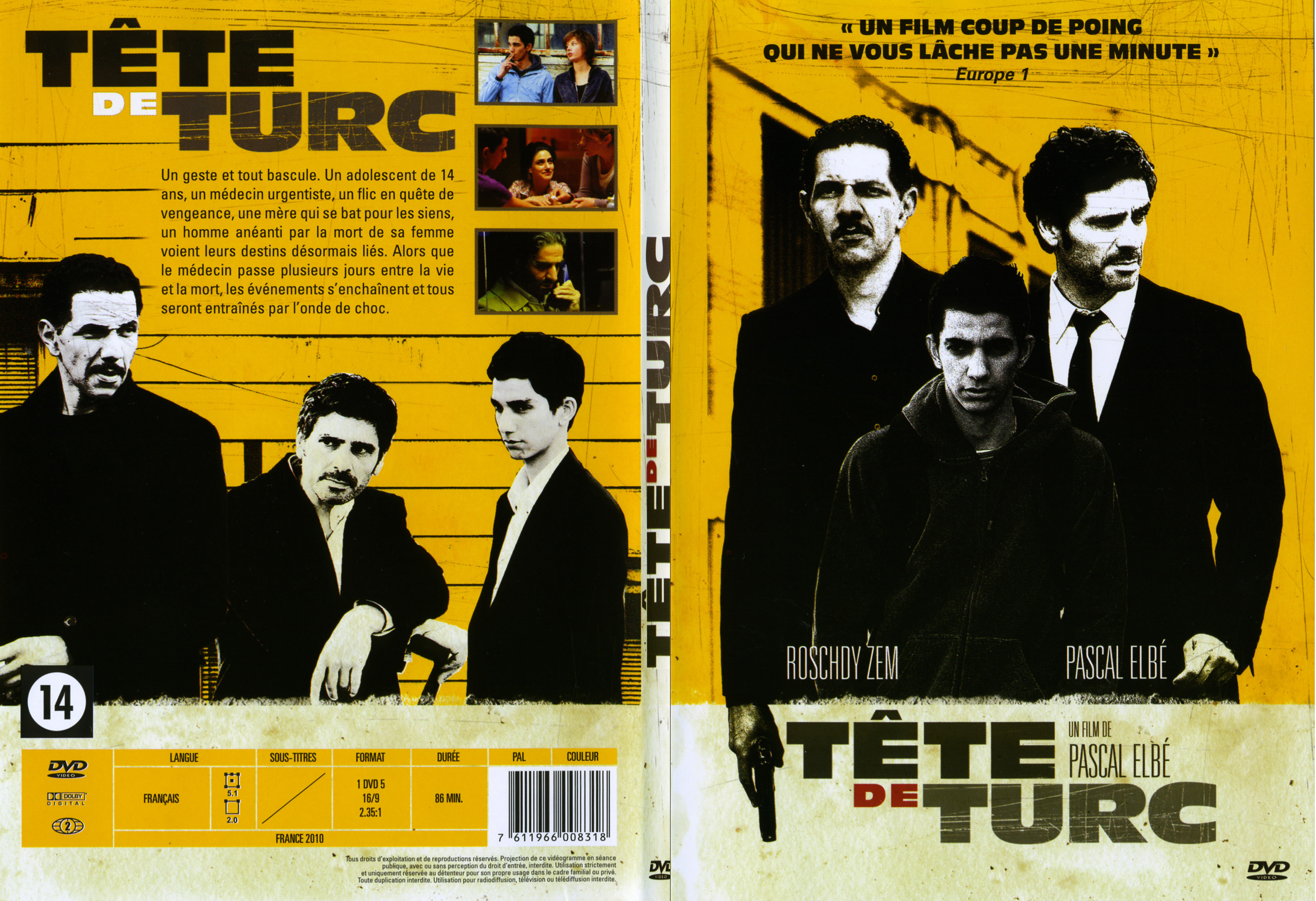 Jaquette DVD Tete de turc - SLIM