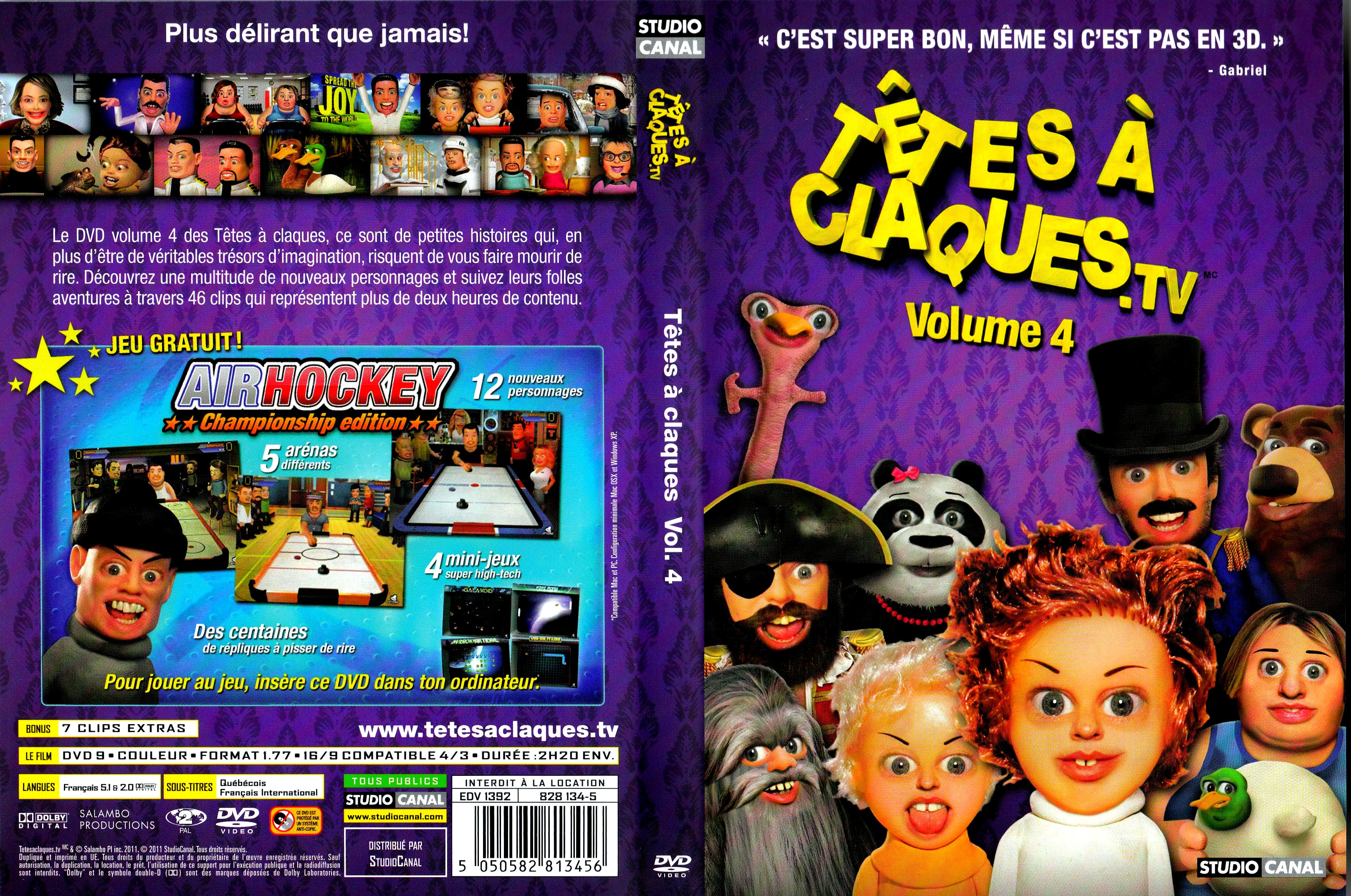 Jaquette DVD Tetes  Claques vol 4