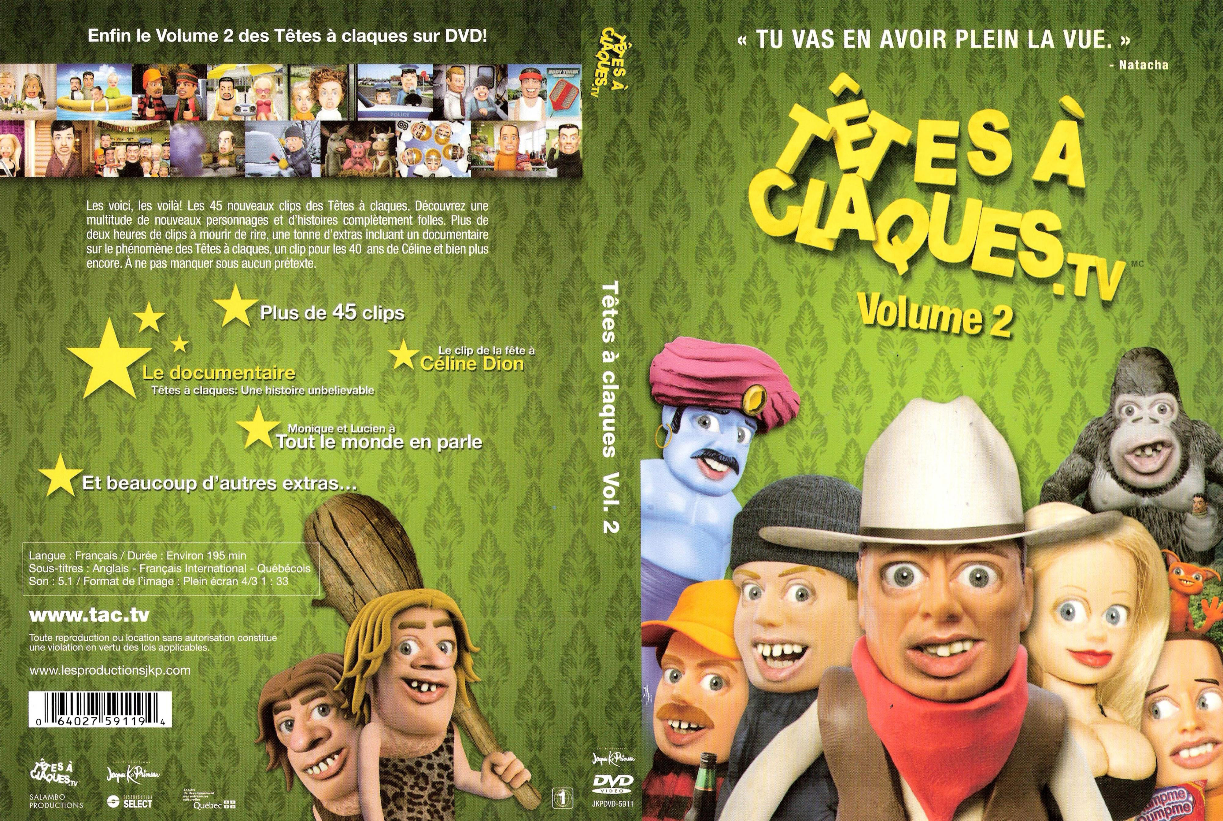 Jaquette DVD Tetes  claques vol 2