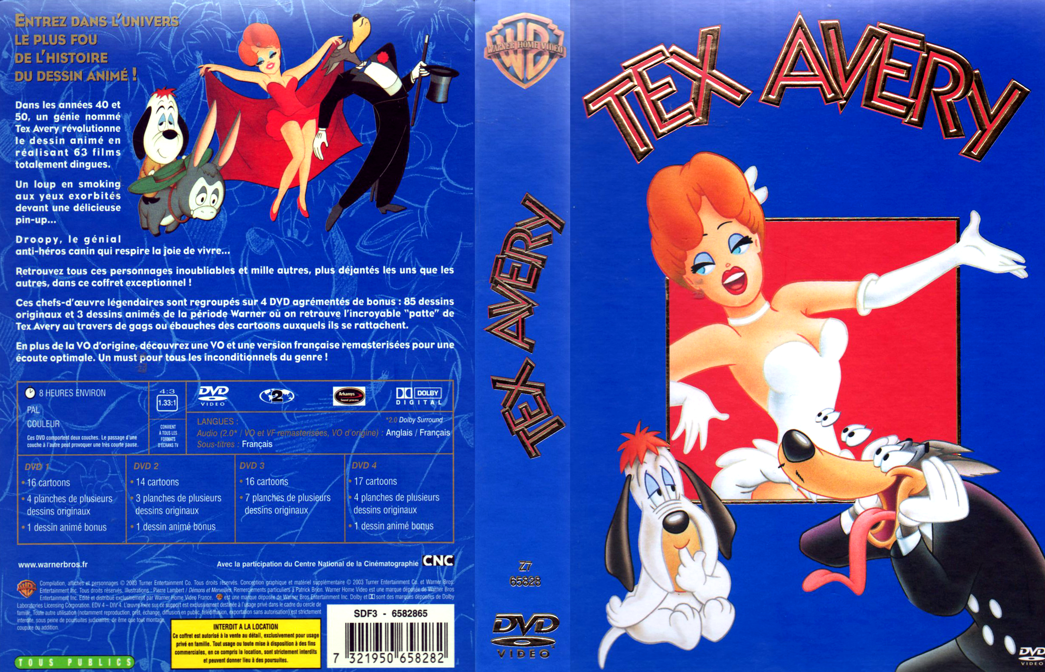 Jaquette DVD Tex Avery COFFRET