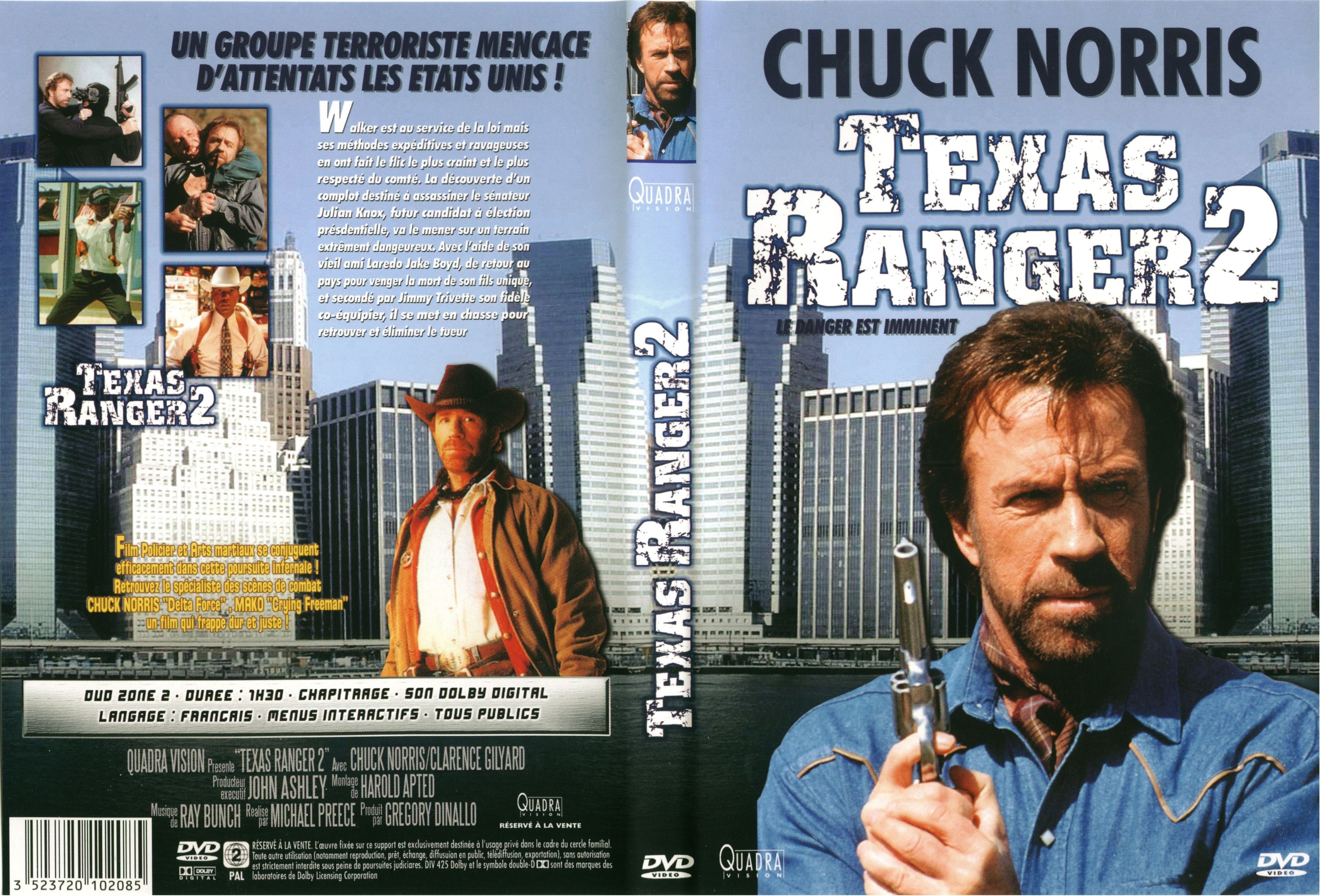 Jaquette DVD Texas ranger 2