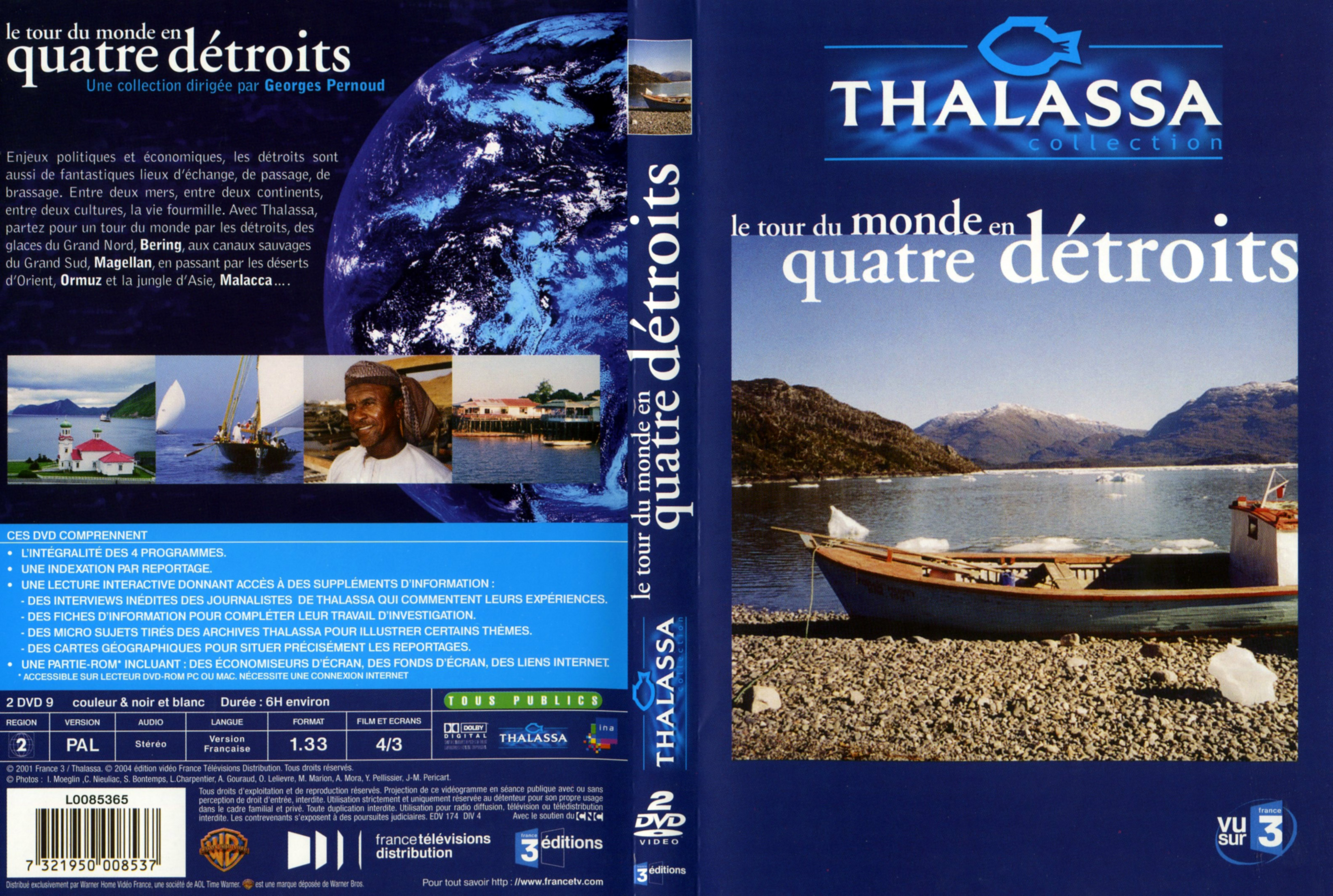 Jaquette DVD Thalassa - Tour du monde en quatre detroits