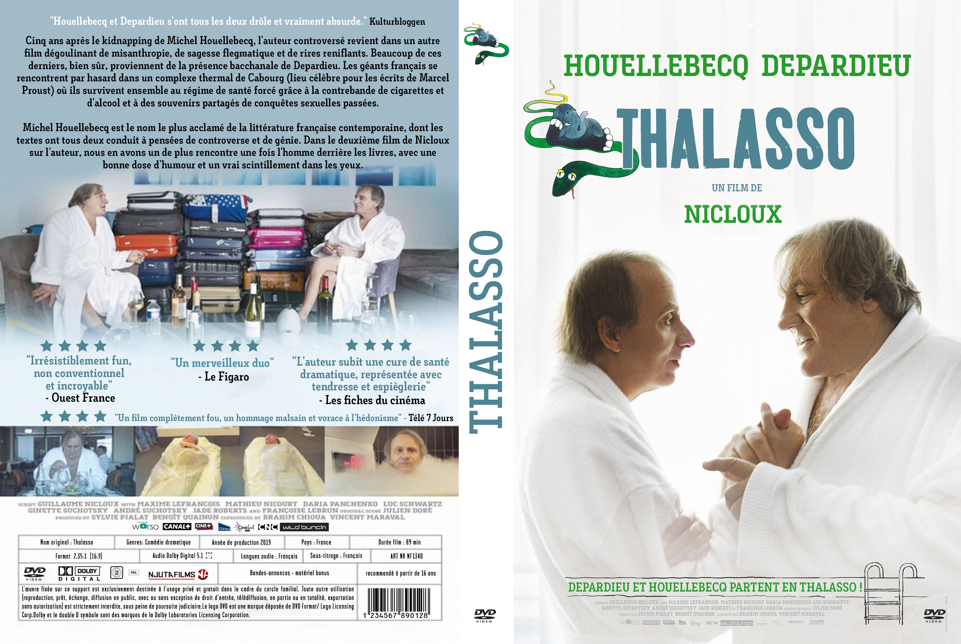 Jaquette DVD Thalasso custom