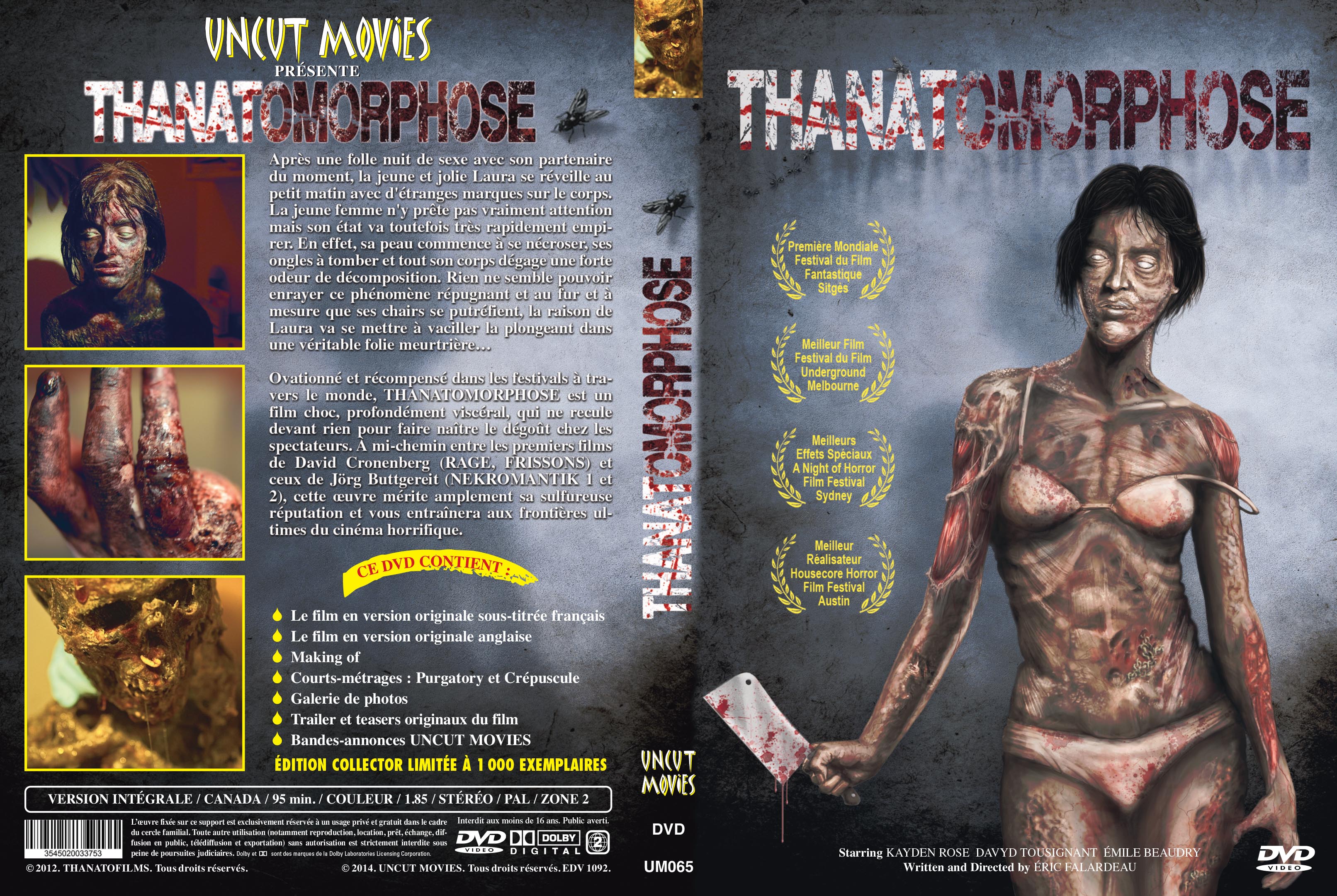 Jaquette DVD Thanatomorphose