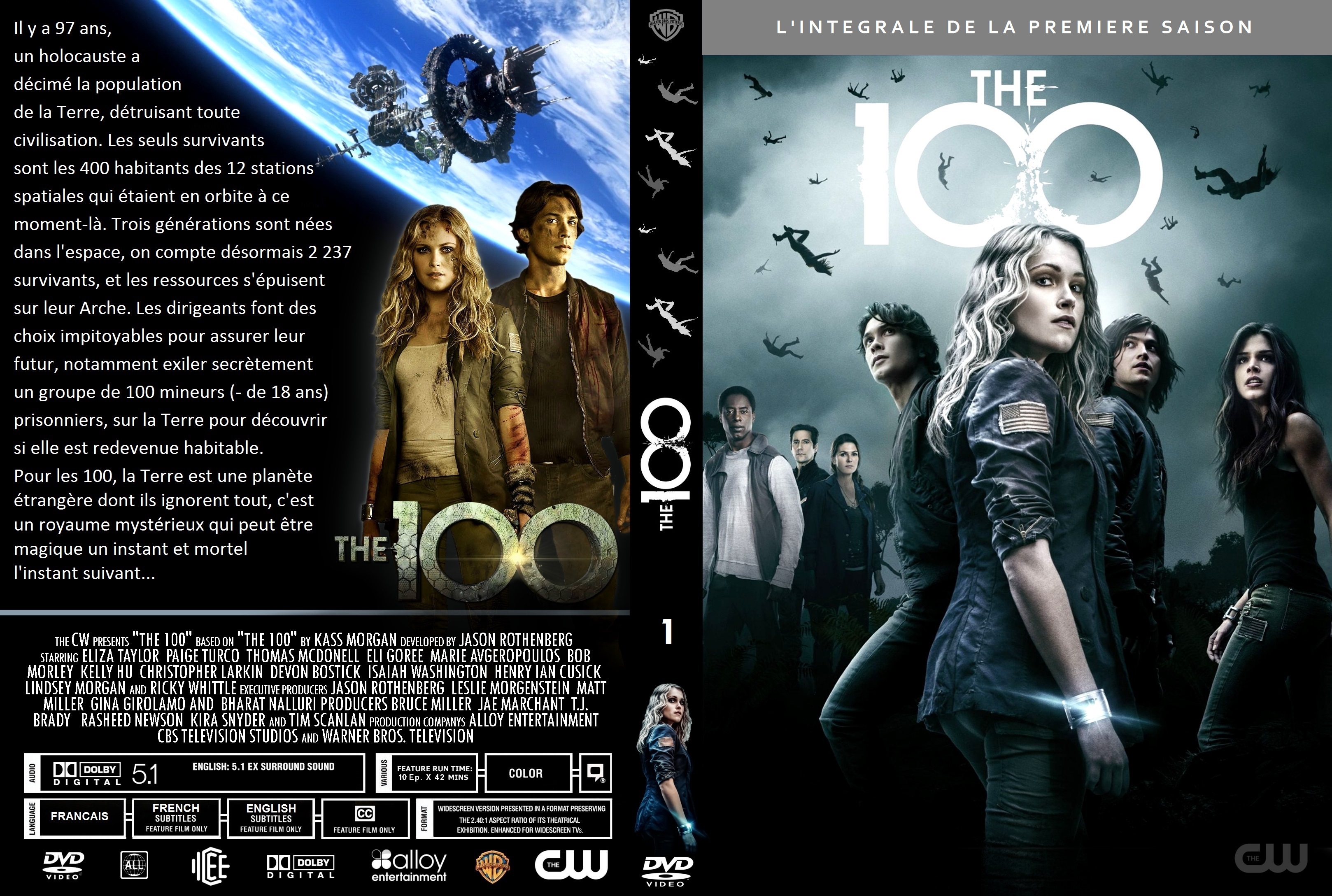 Jaquette DVD The 100 Saison 1 custom v2