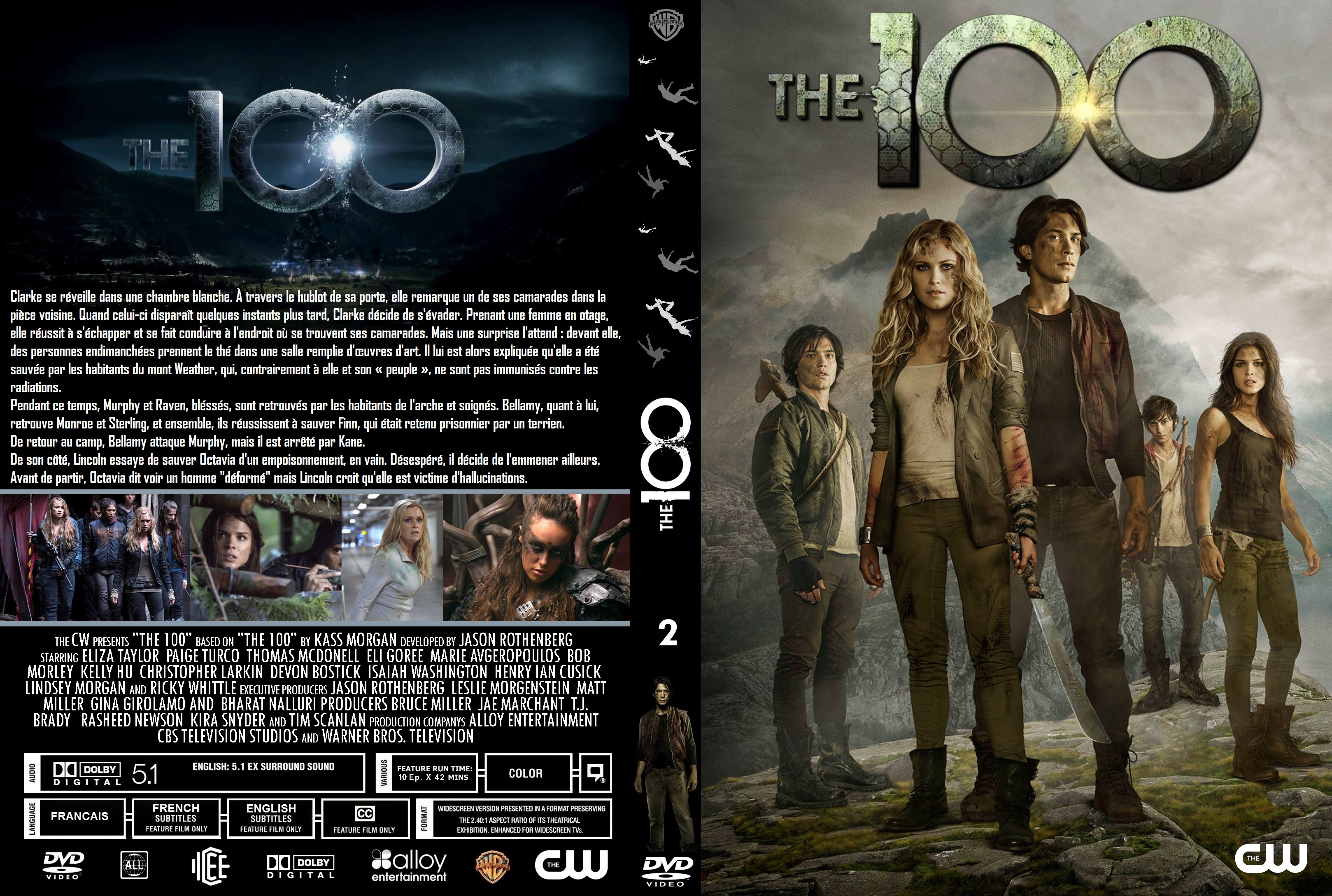 Jaquette DVD The 100 Saison 2 custom