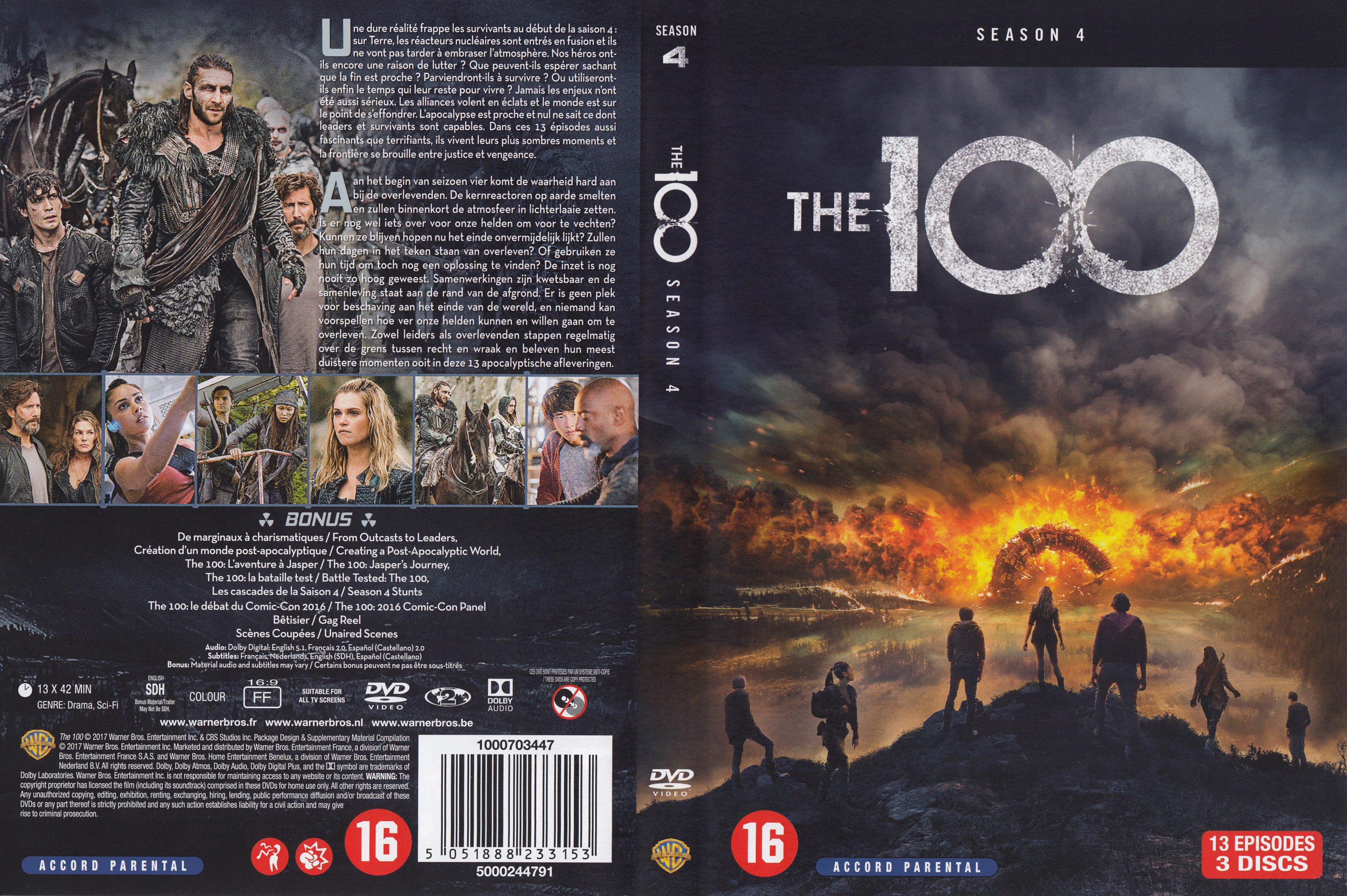 Jaquette DVD The 100 Saison 4