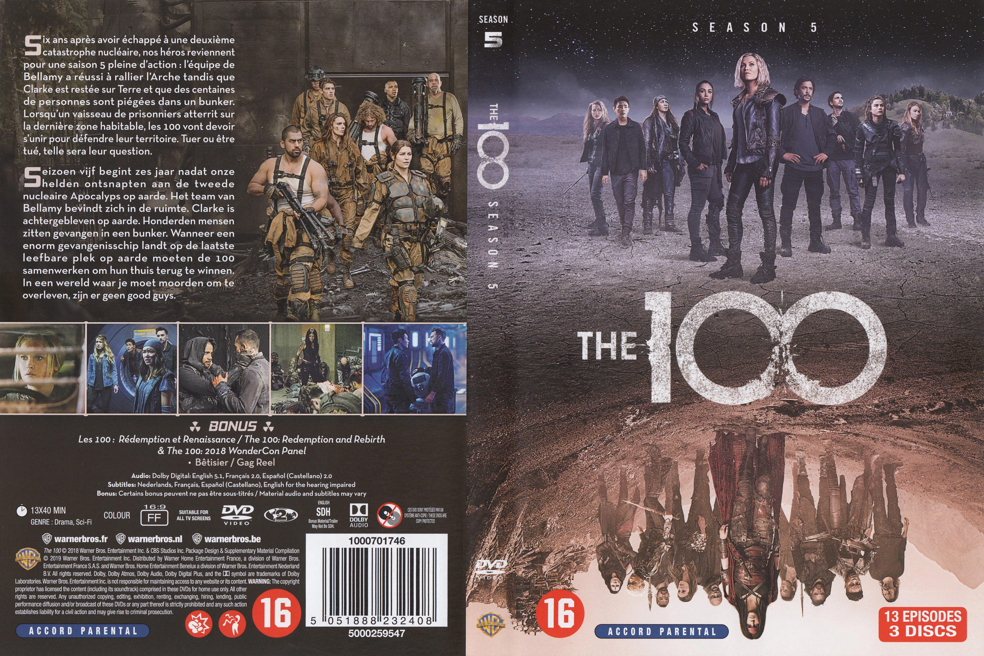 Jaquette DVD The 100 Saison 5
