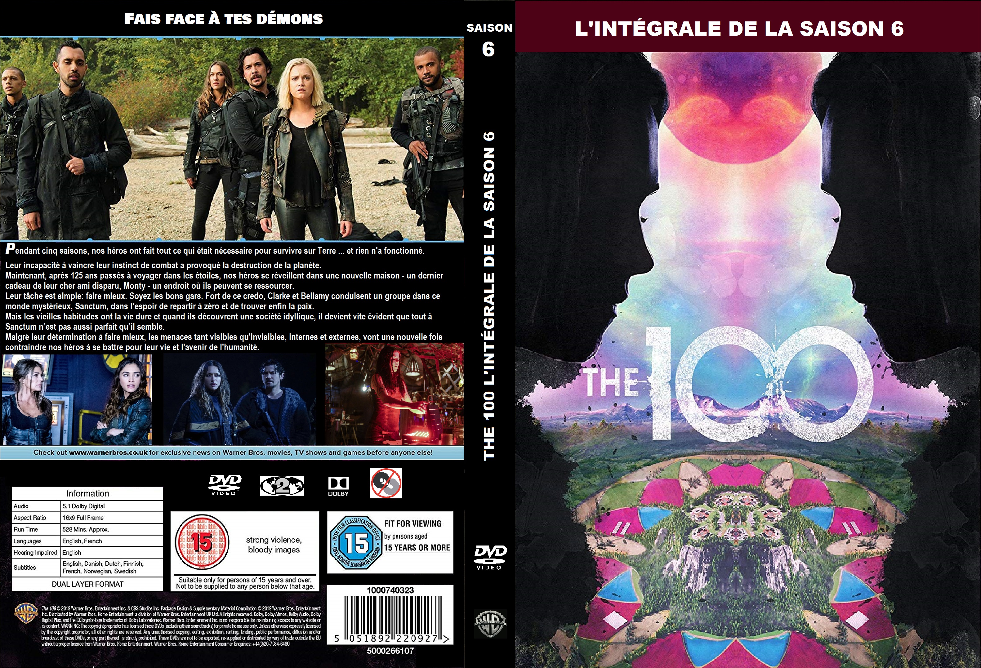 Jaquette DVD The 100 Saison 6 custom