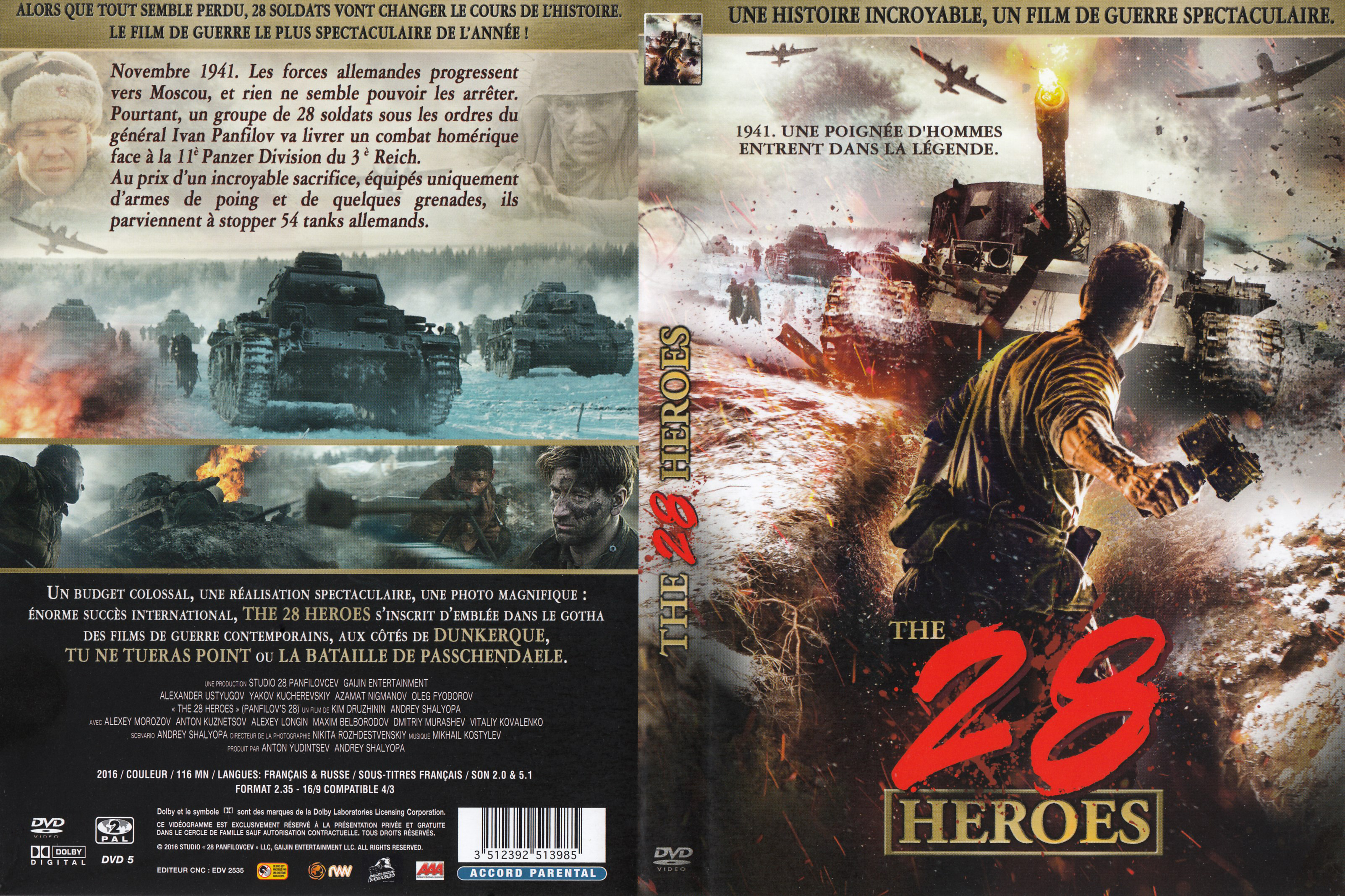 Jaquette DVD The 28 heroes