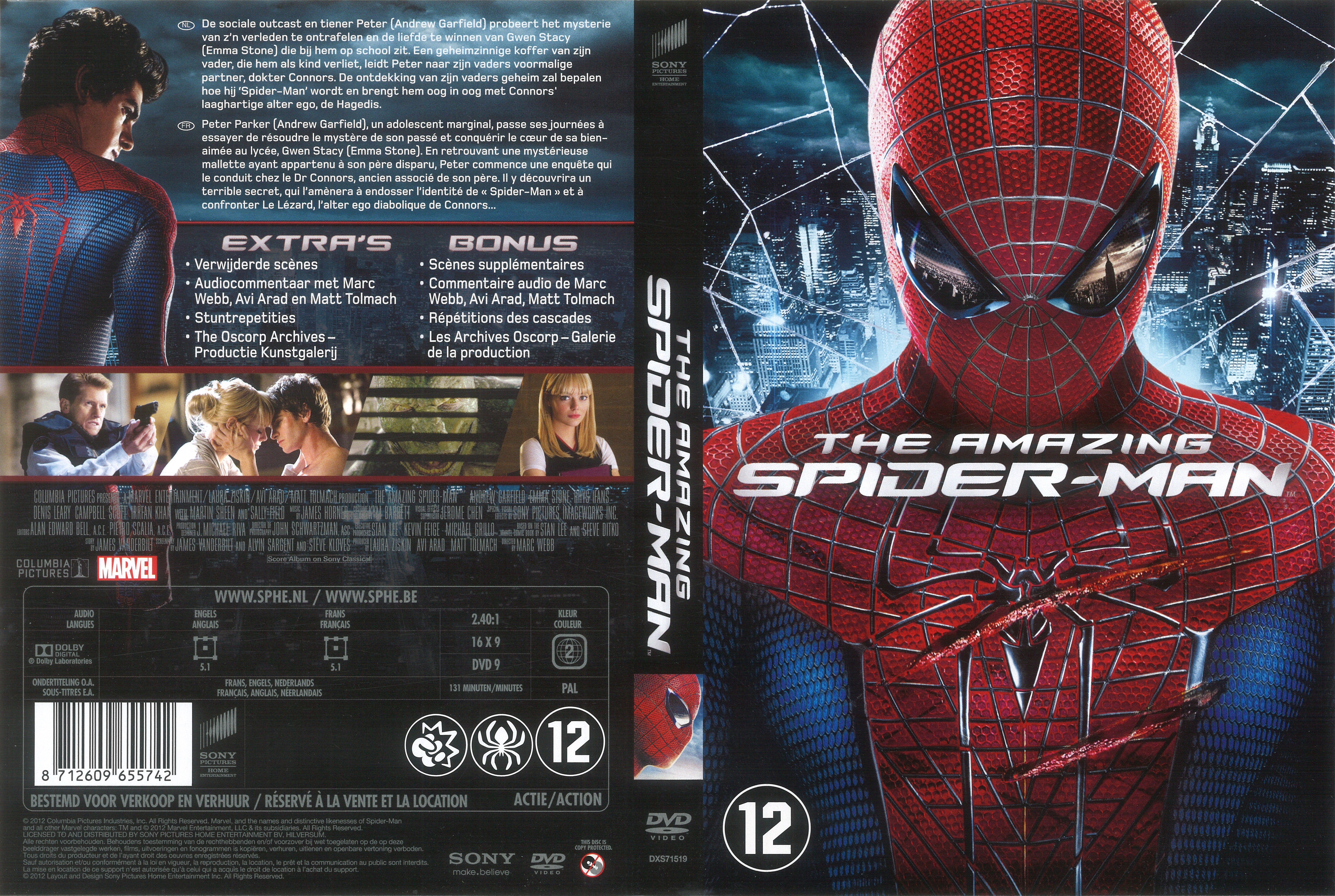 Jaquette DVD The Amazing Spider-Man v2
