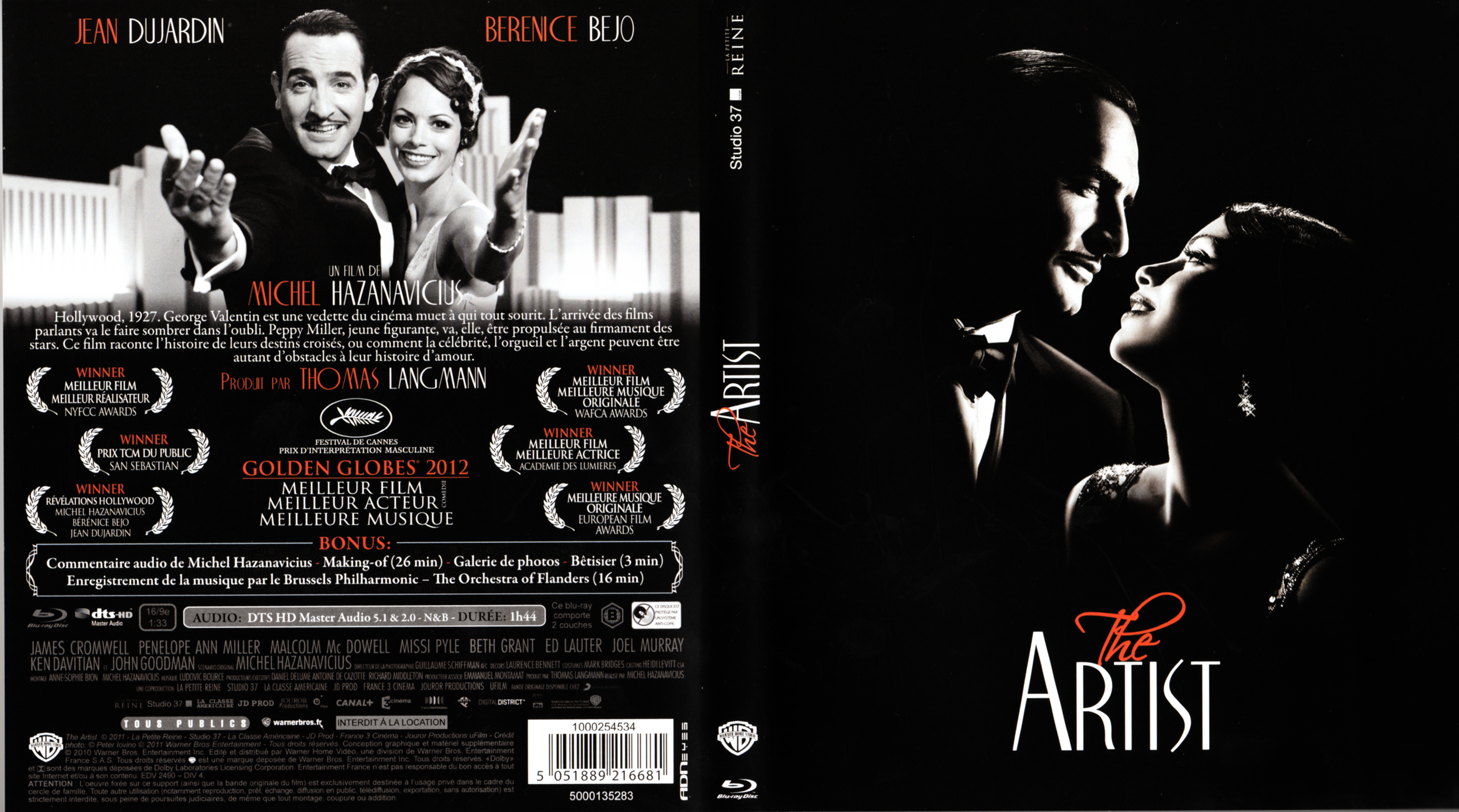 Jaquette DVD The Artist (BLU-RAY)