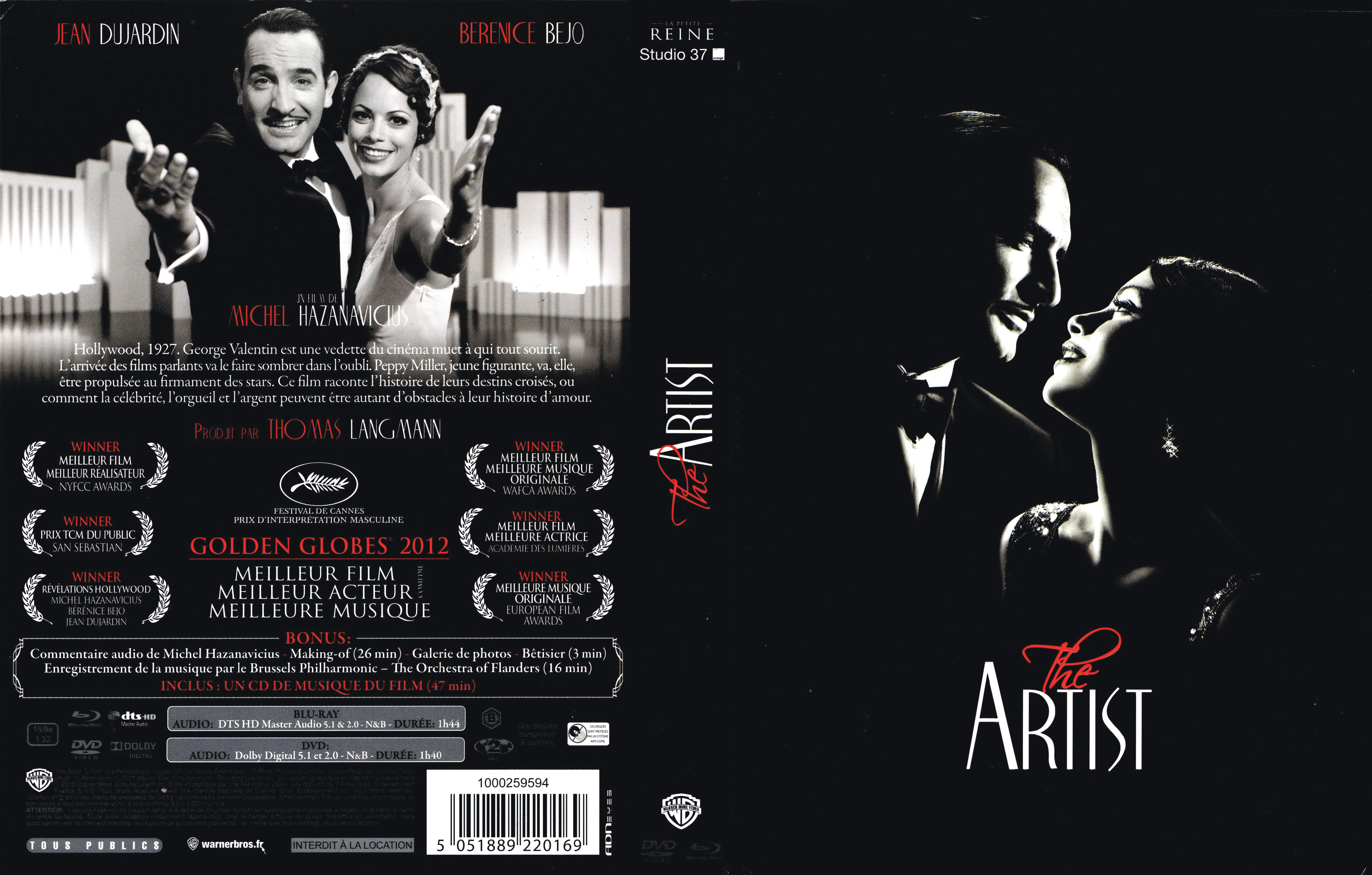 Jaquette DVD The Artist (BLU-RAY) v2