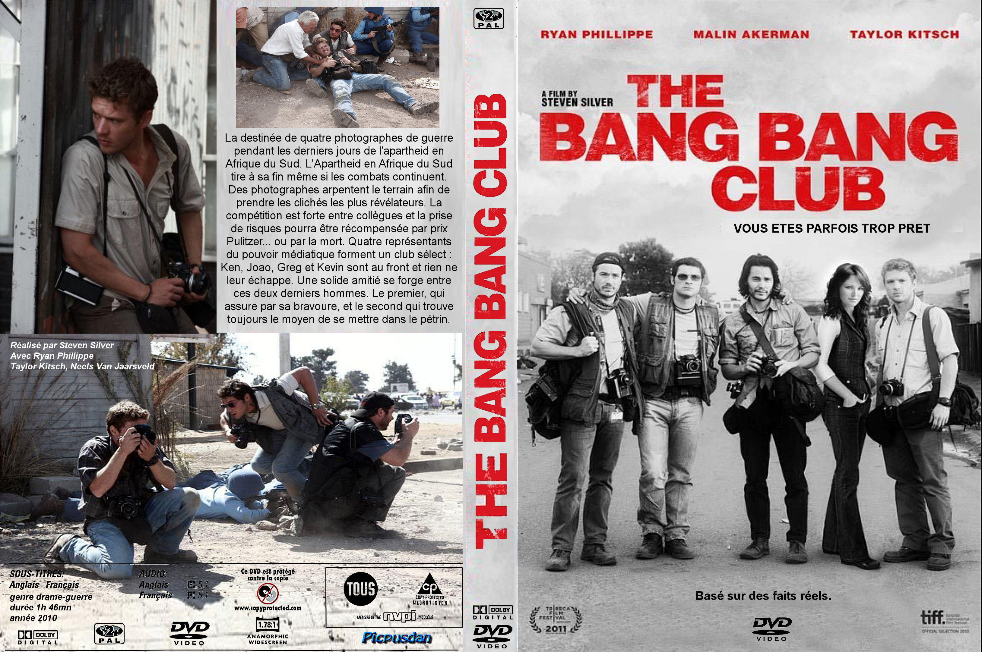 Jaquette DVD The Bang Bang Club custom