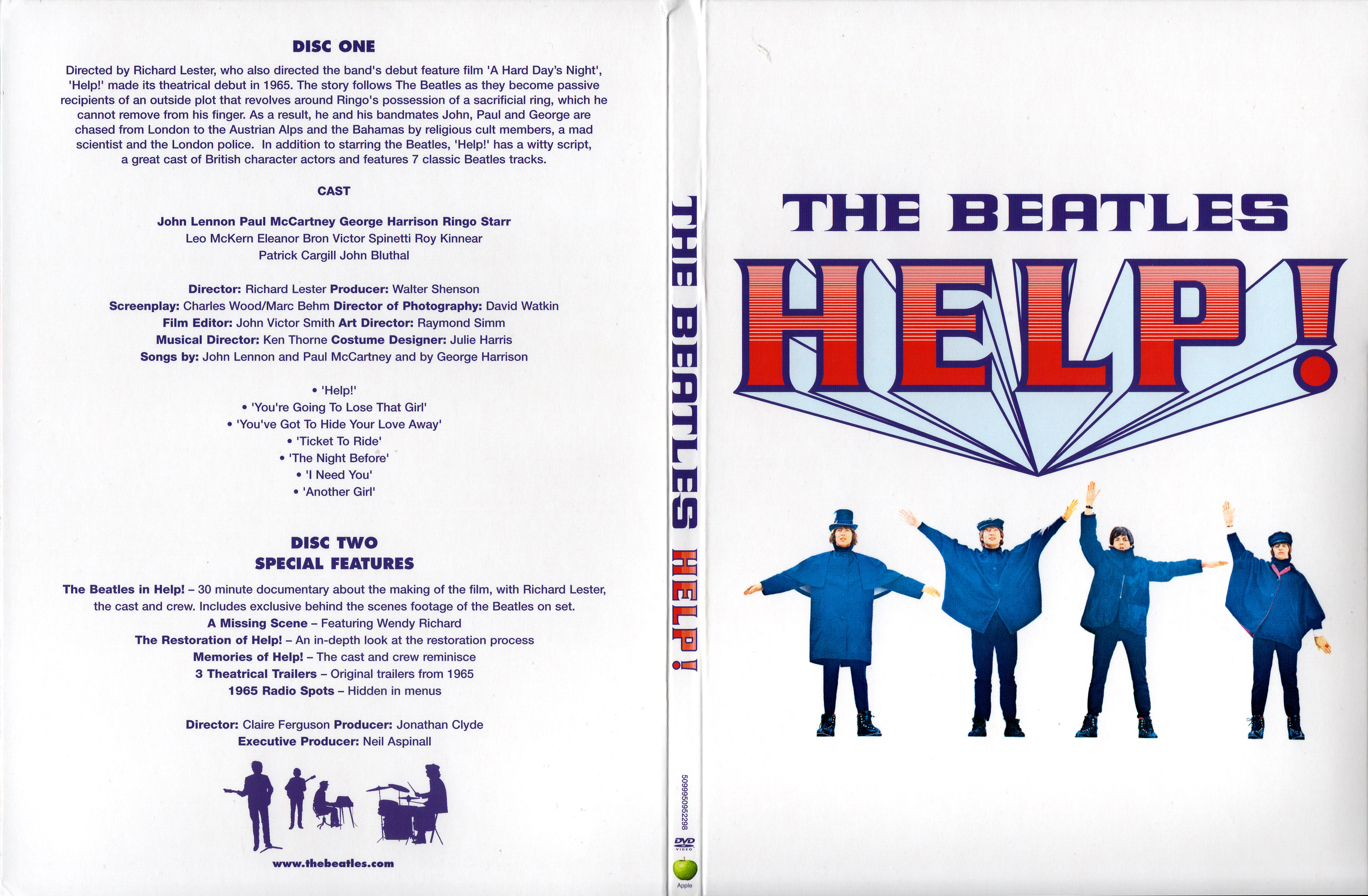 Jaquette DVD The Beatles Help