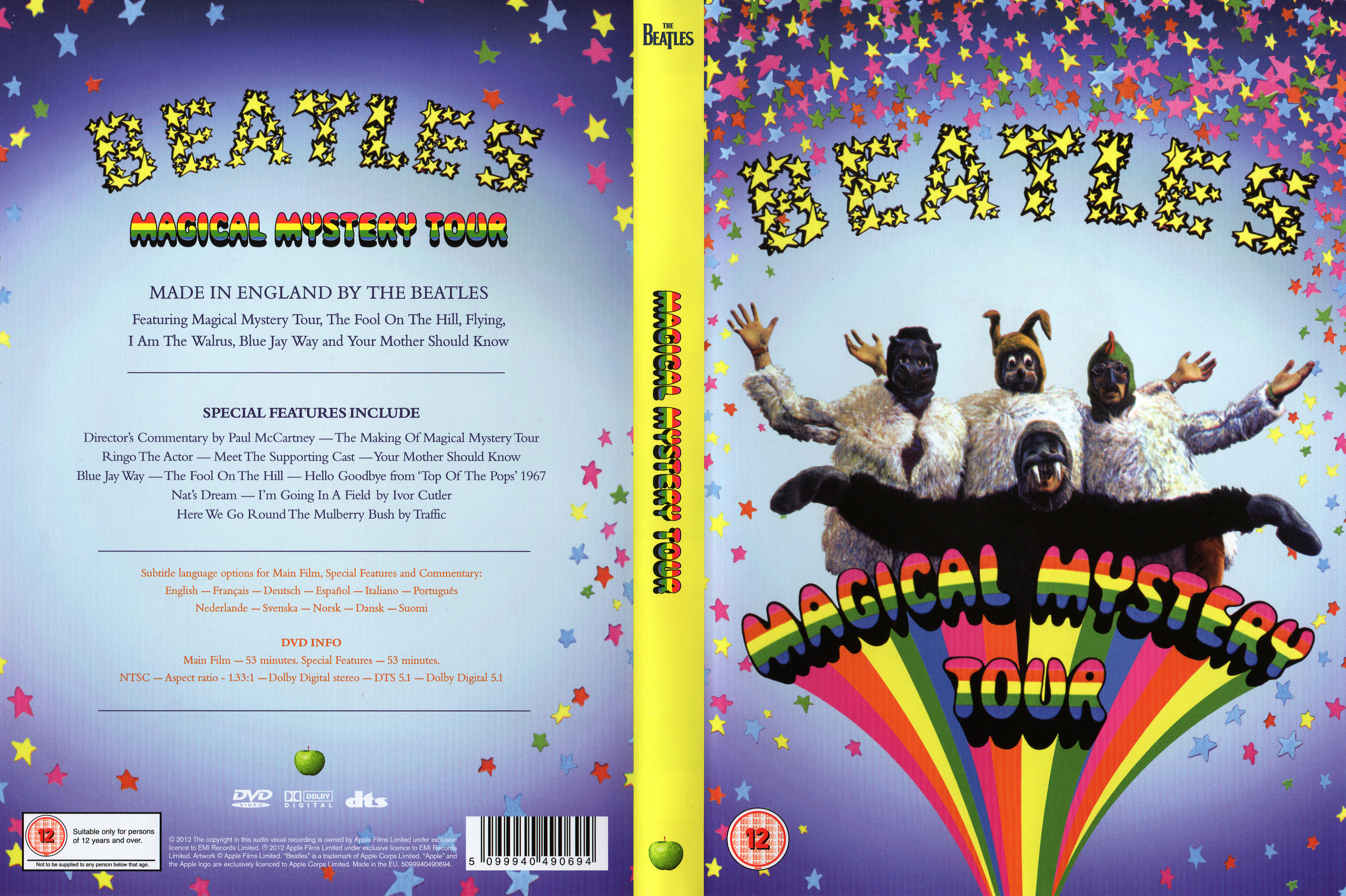 Jaquette DVD The Beatles Magical Mystery Tour