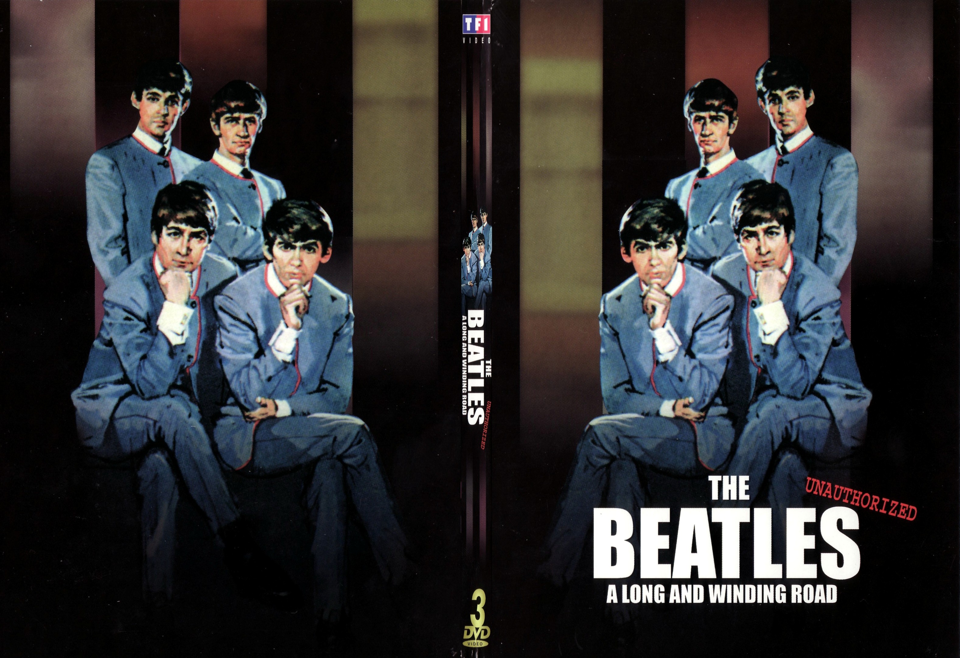 Jaquette DVD The Beatles a long and winding road - SLIM v2