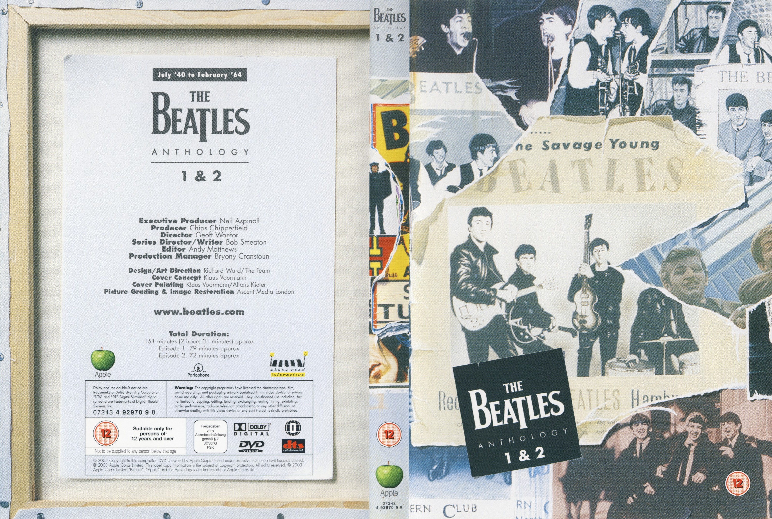 Jaquette DVD The Beatles anthology vol 1