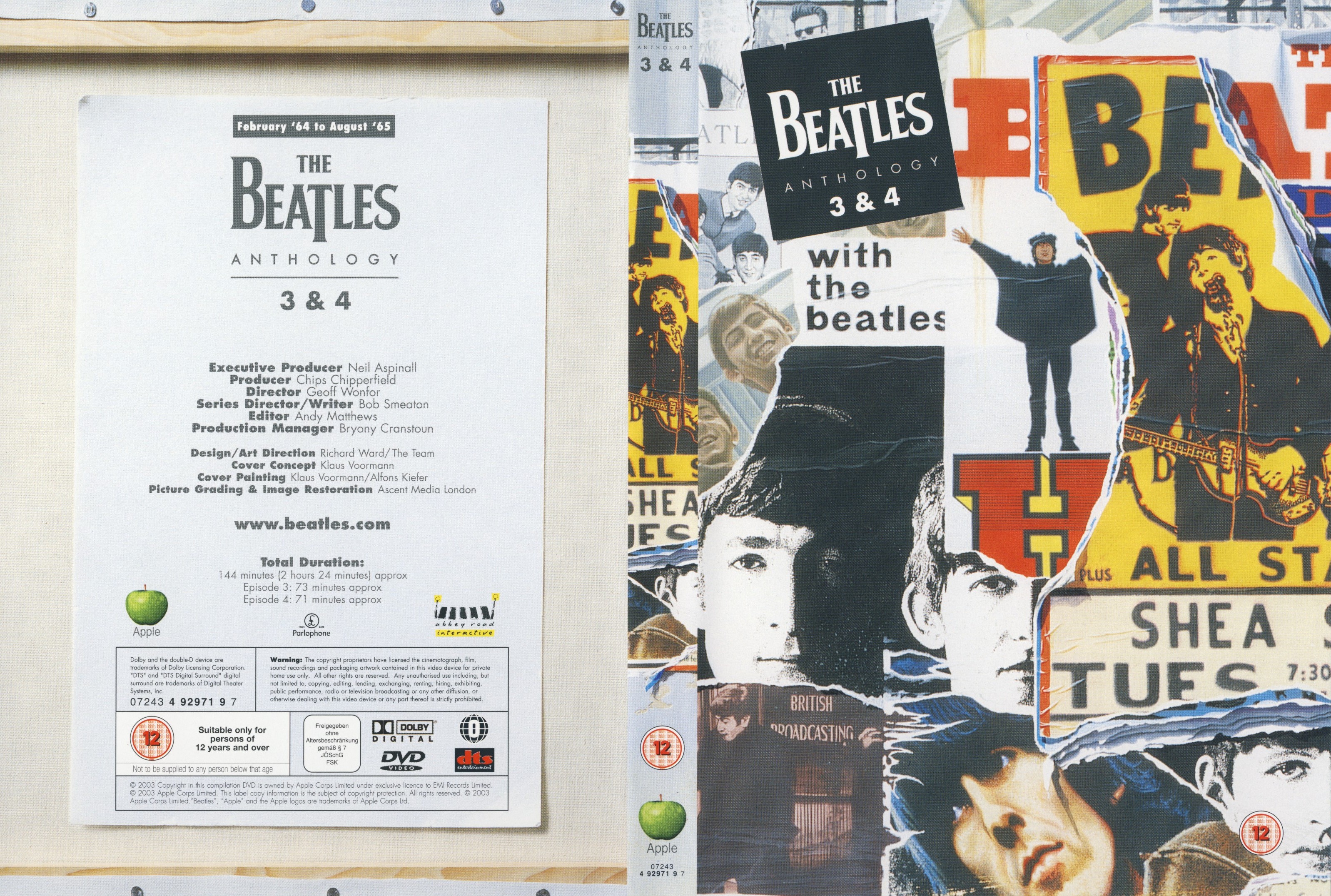 Jaquette DVD The Beatles anthology vol 2