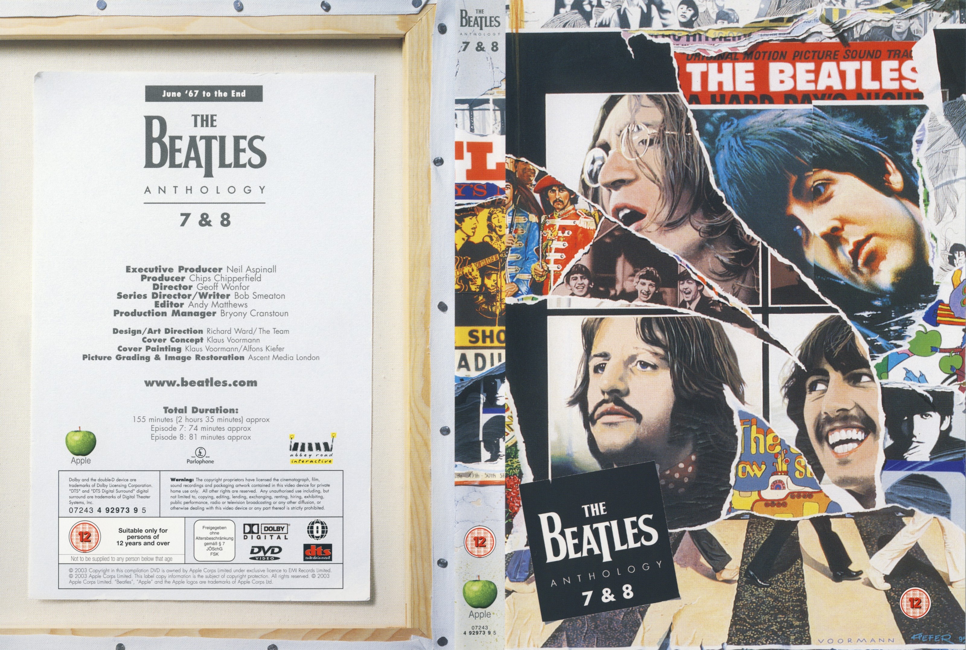 Jaquette DVD The Beatles anthology vol 4