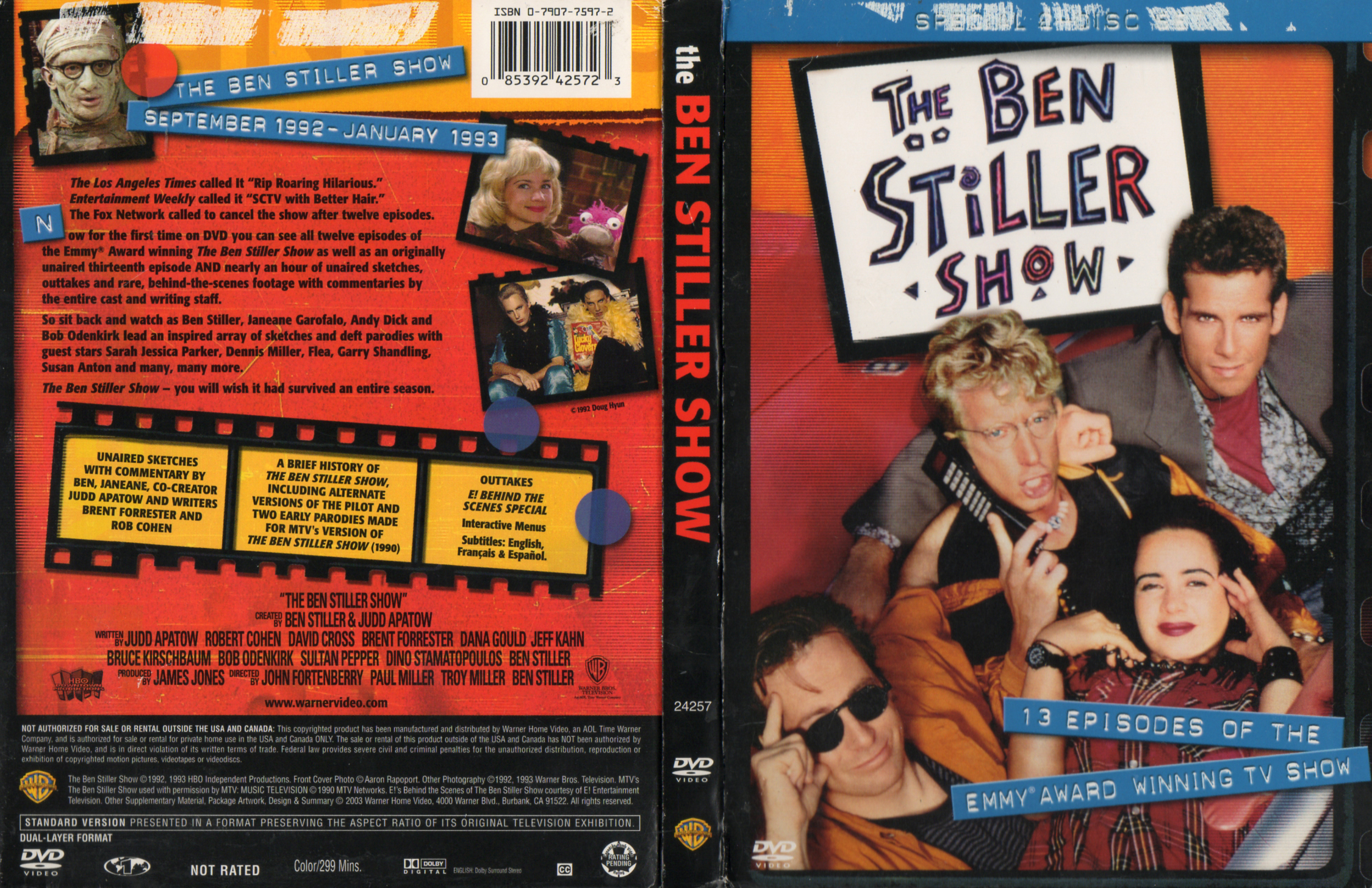 Jaquette DVD The Ben Stiller Show Zone 1