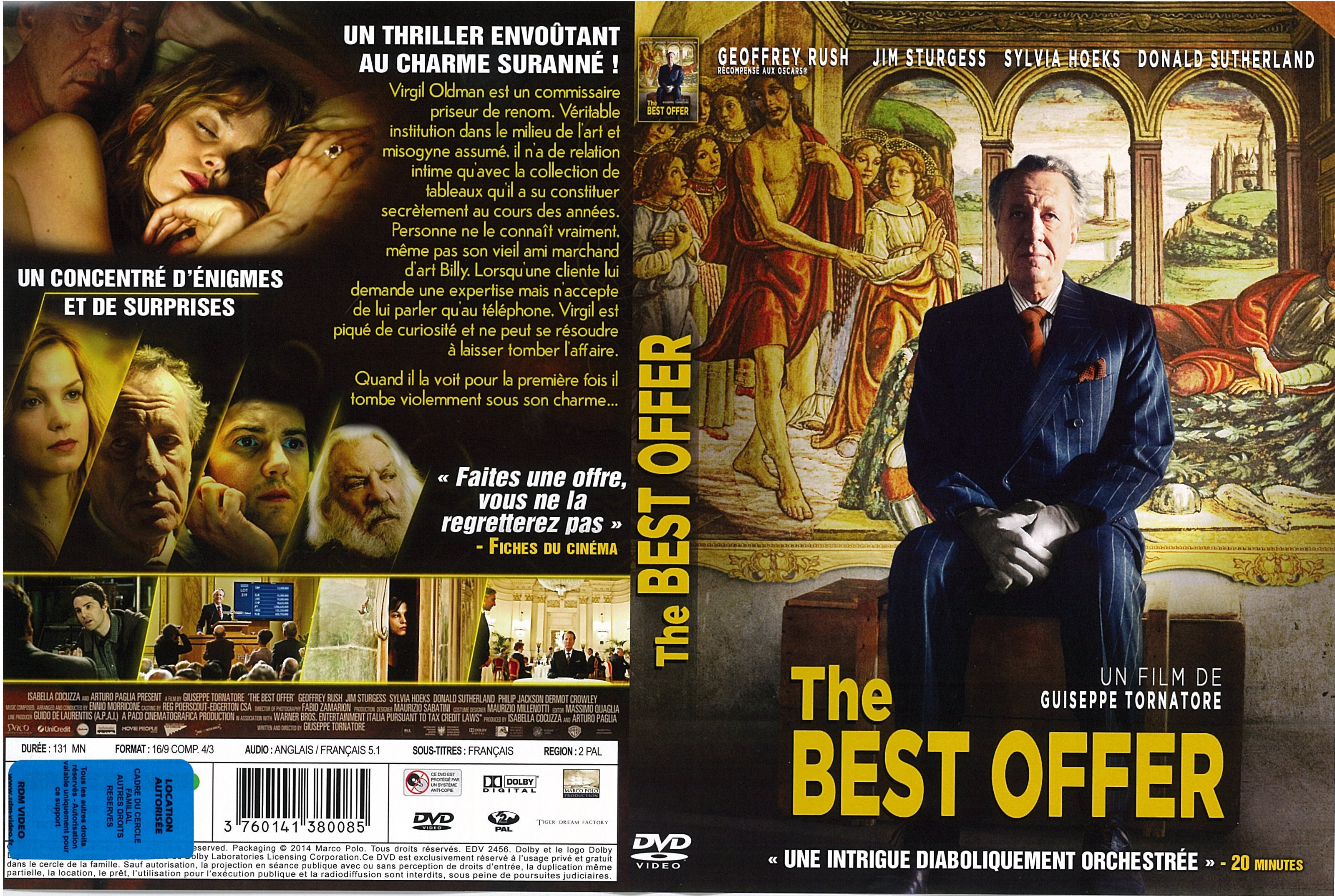 Jaquette DVD The Best Offer
