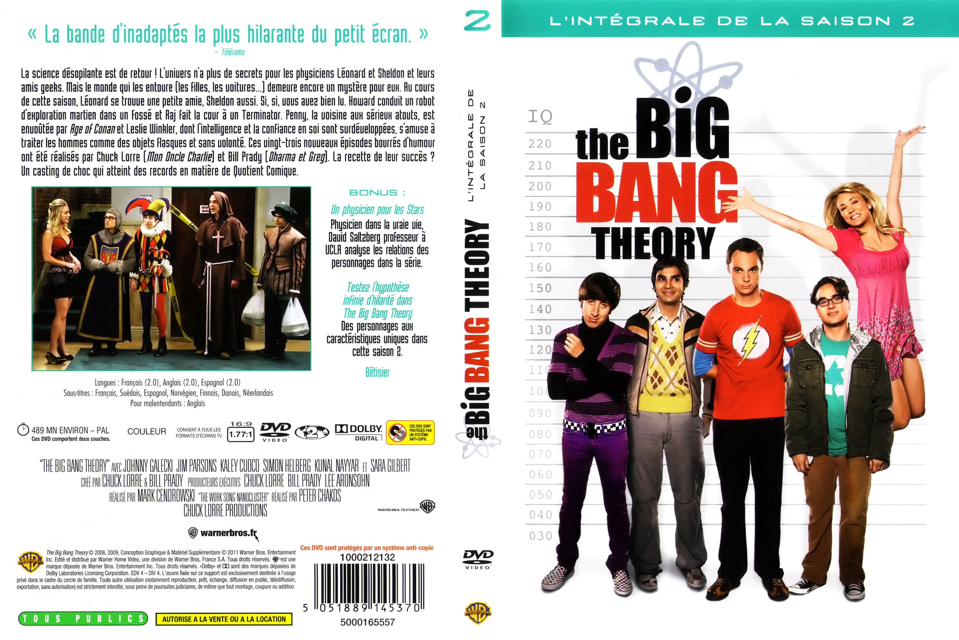Jaquette DVD The Big Bang Theory Saison 2