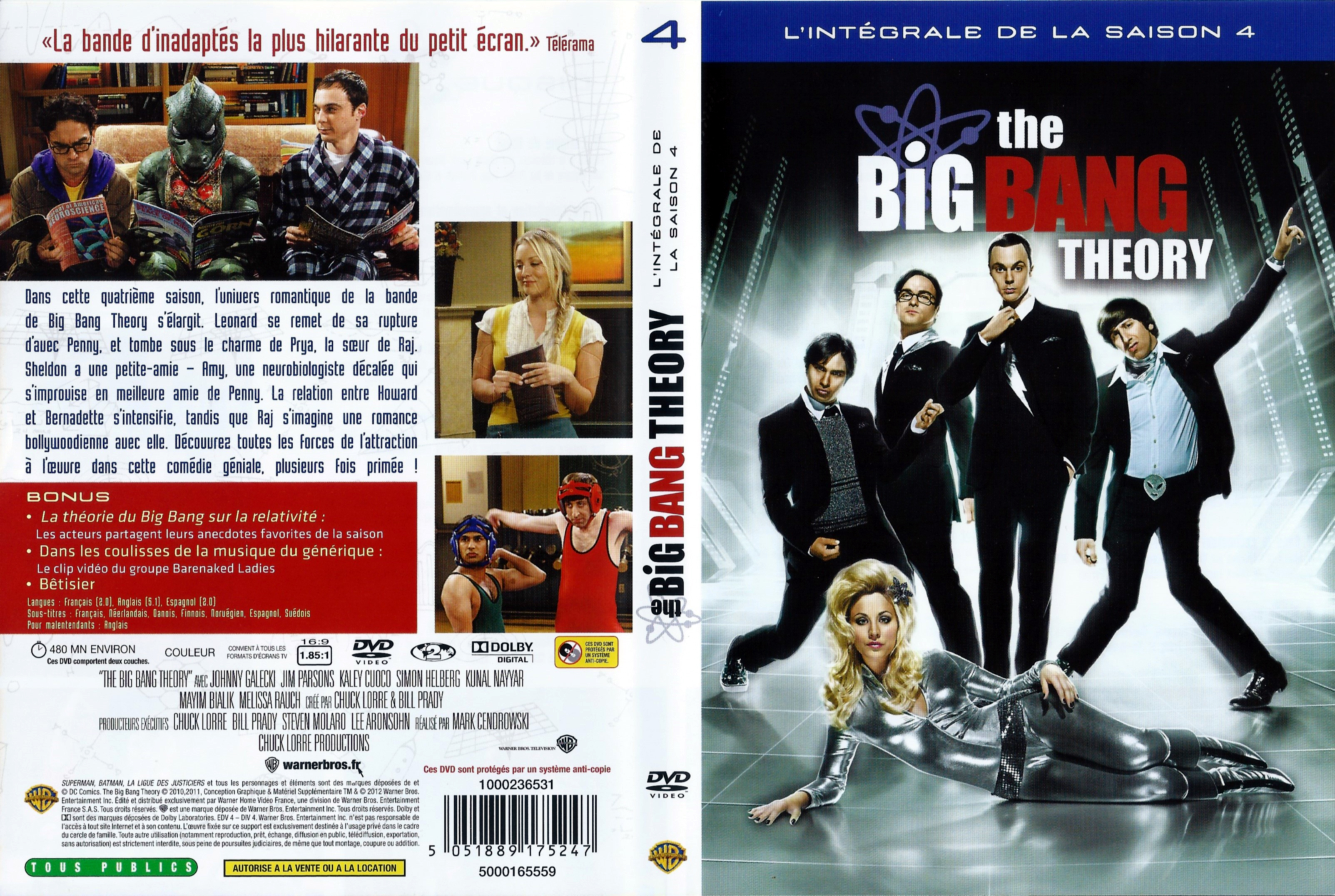 Jaquette DVD The Big Bang Theory Saison 4