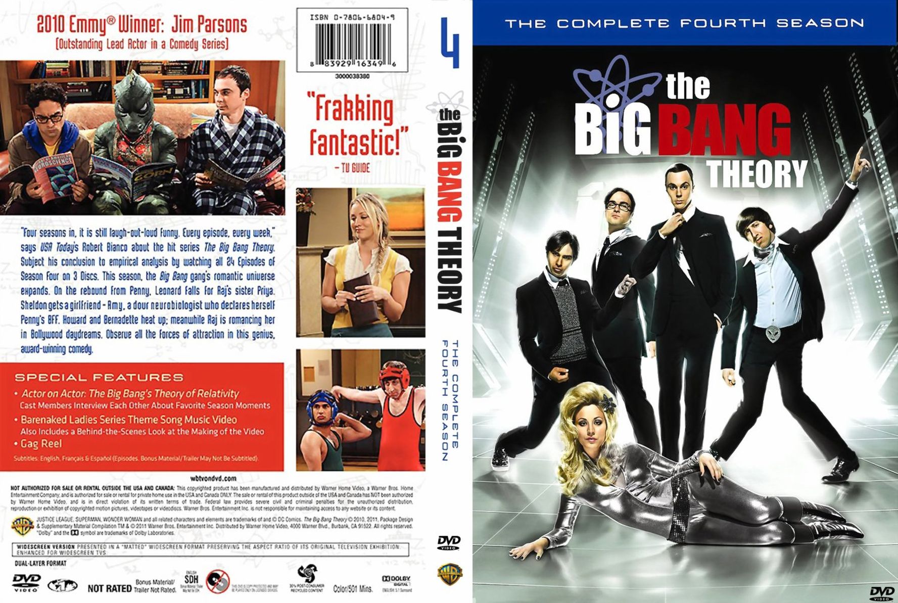 Jaquette DVD The Big Bang Theory Saison 4 Zone 1