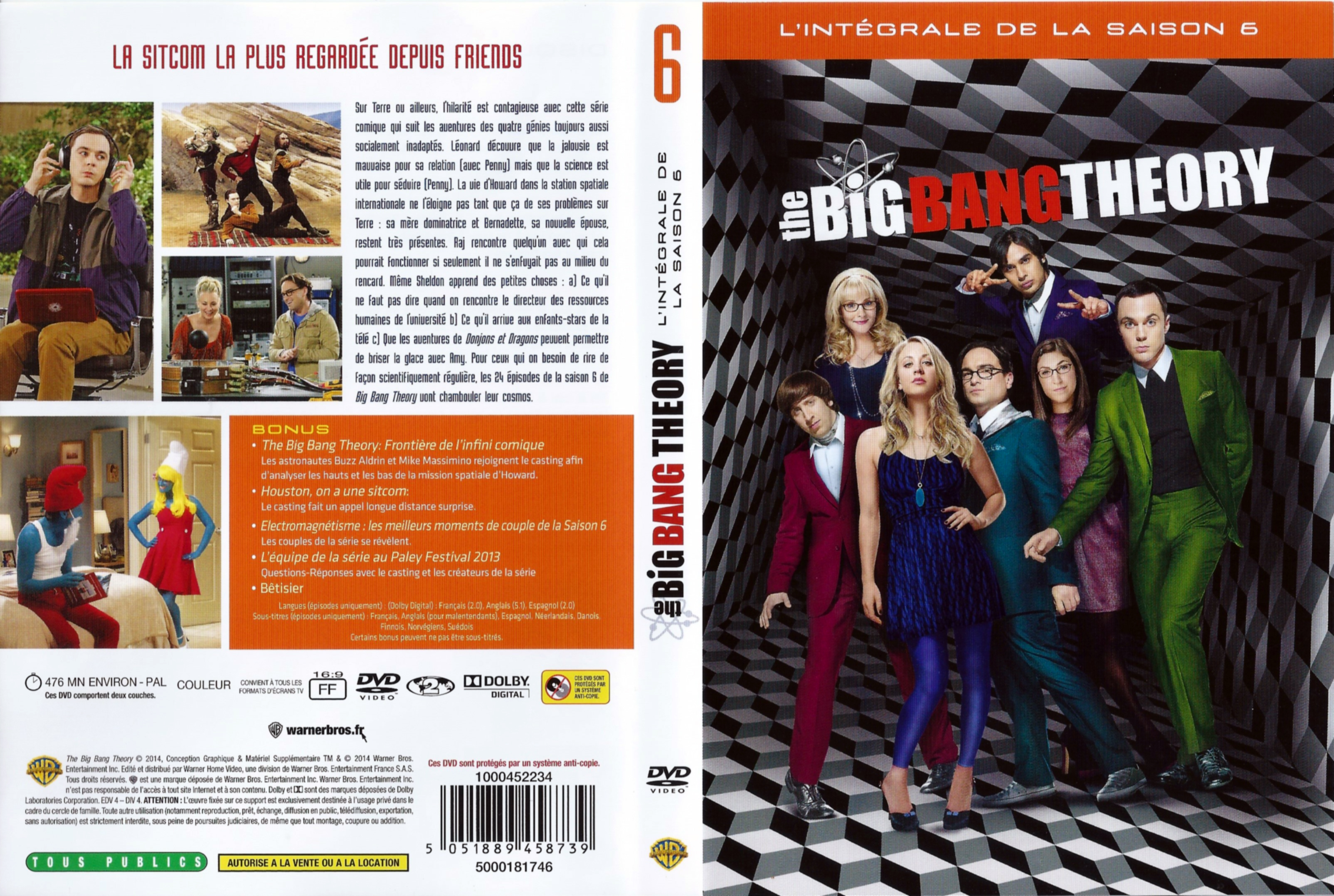 Jaquette DVD The Big Bang Theory Saison 6