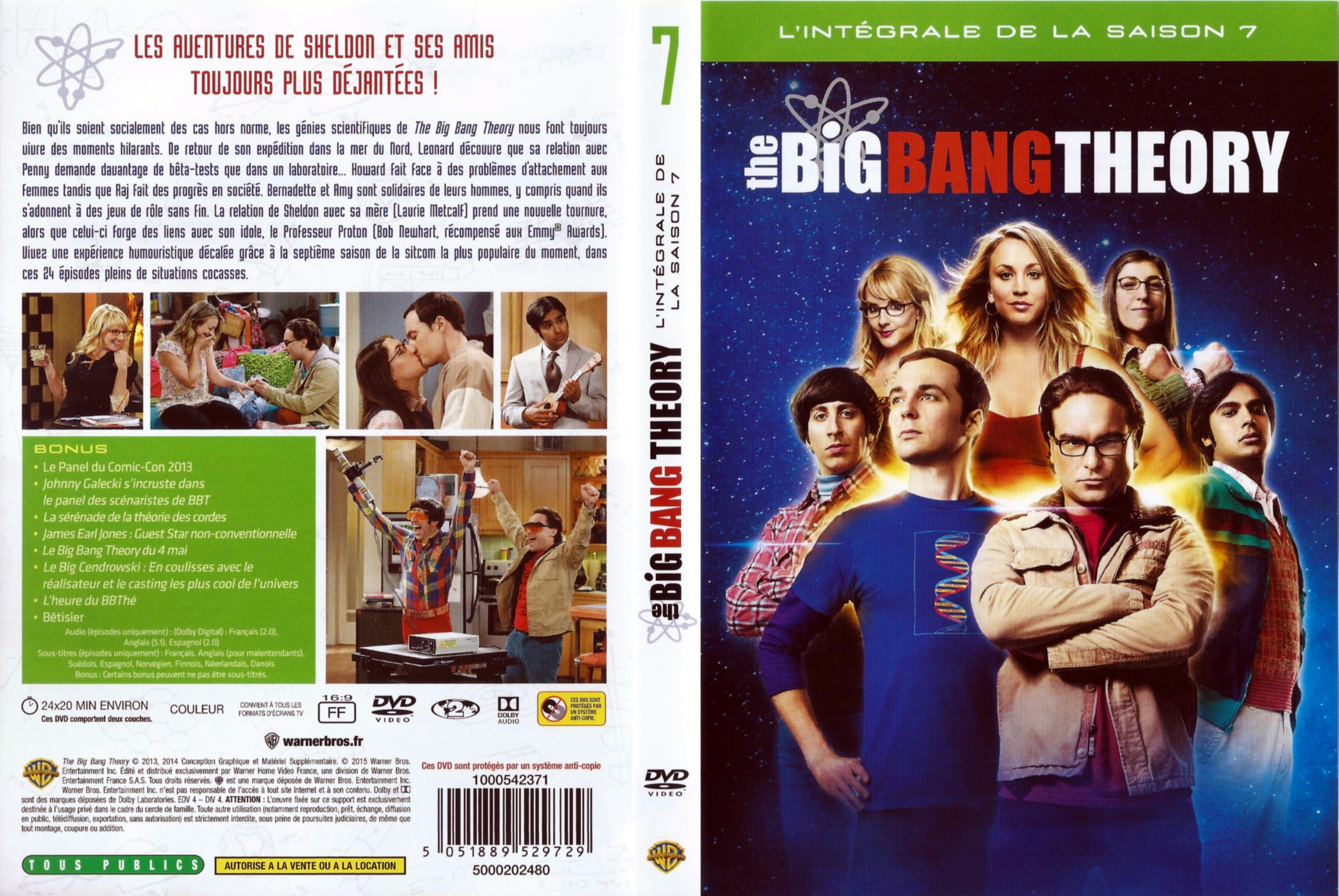 Jaquette DVD The Big Bang Theory Saison 7