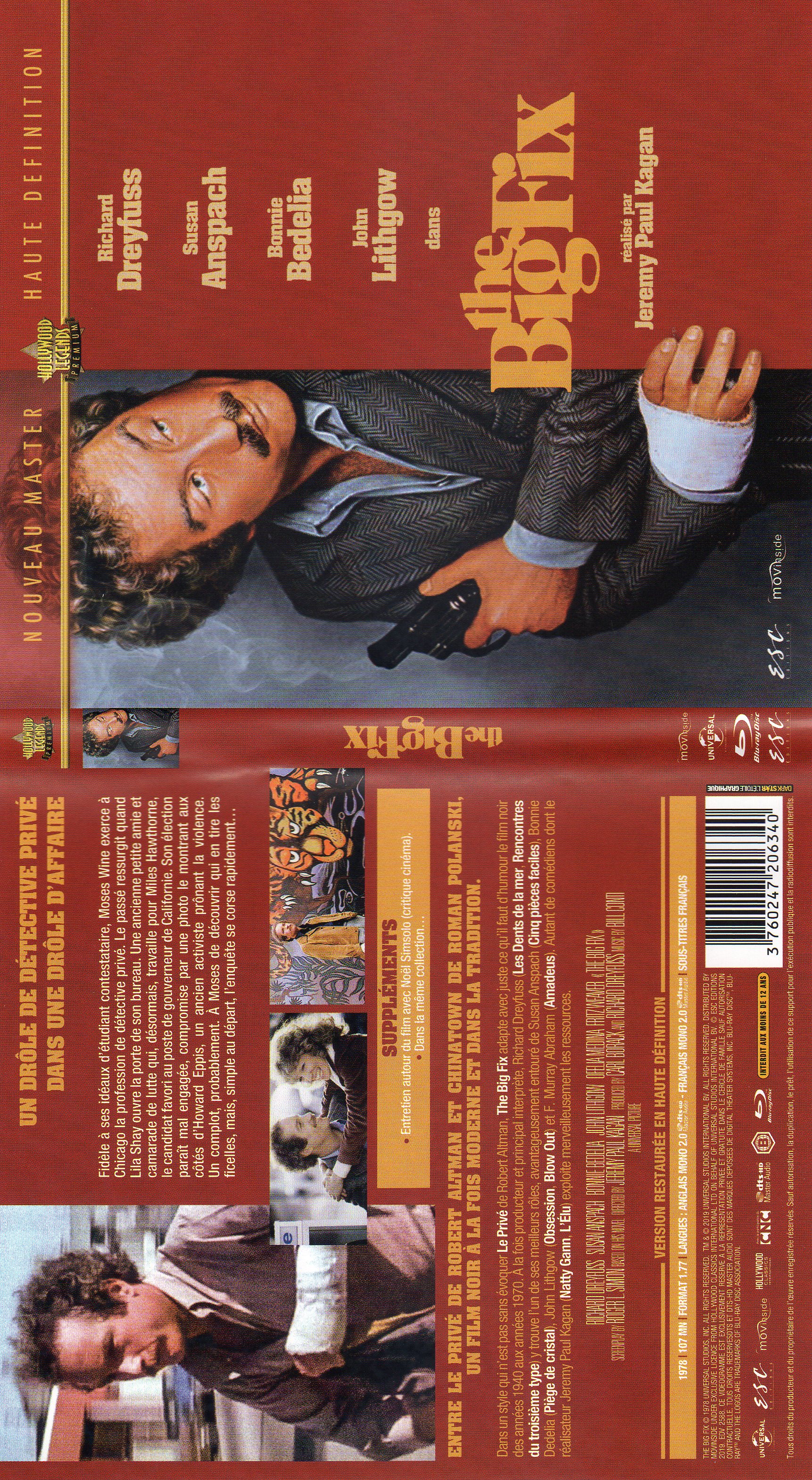 Jaquette DVD The Big Fix (BLU-RAY)