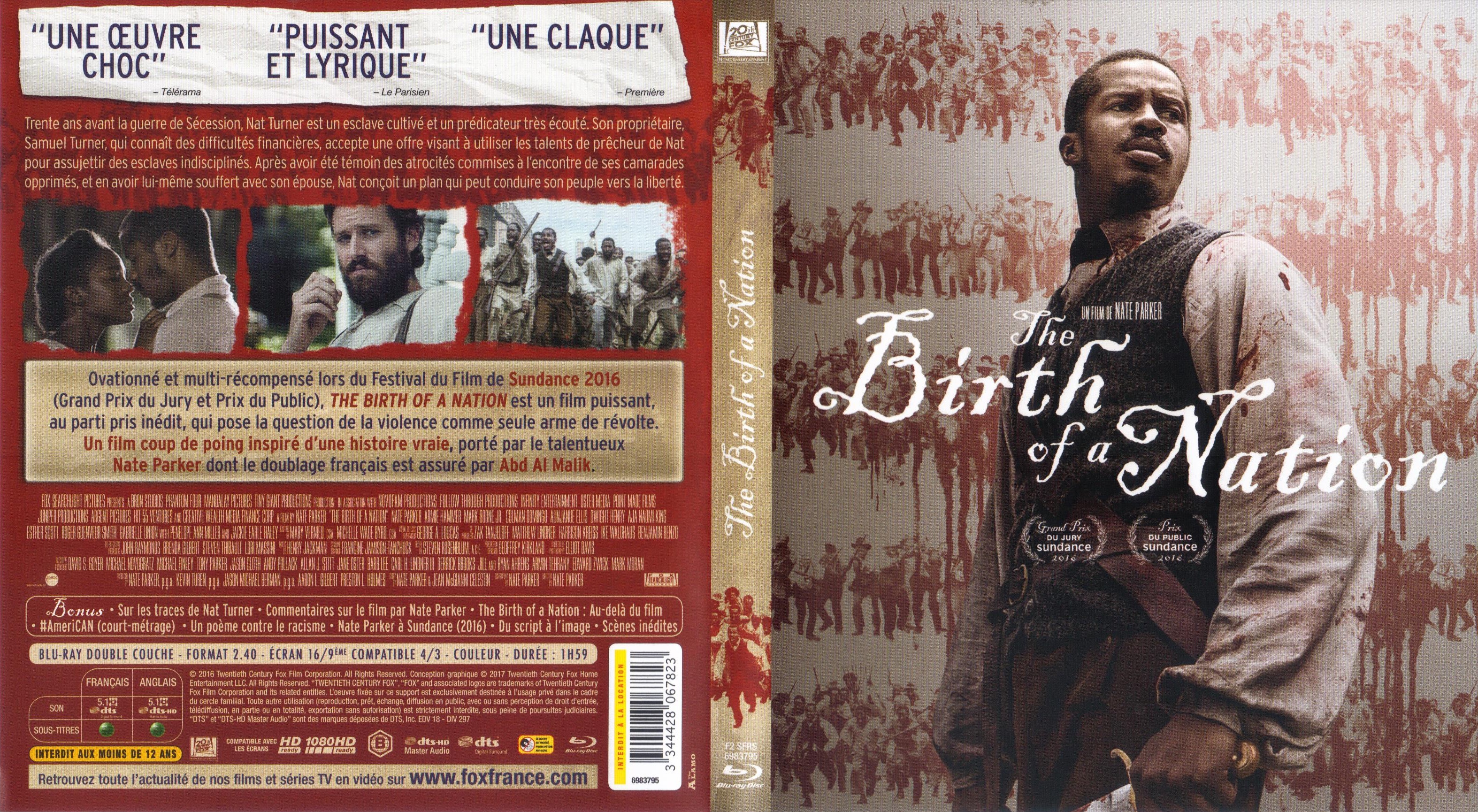 Jaquette DVD The Birth of a Nation (BLU-RAY)