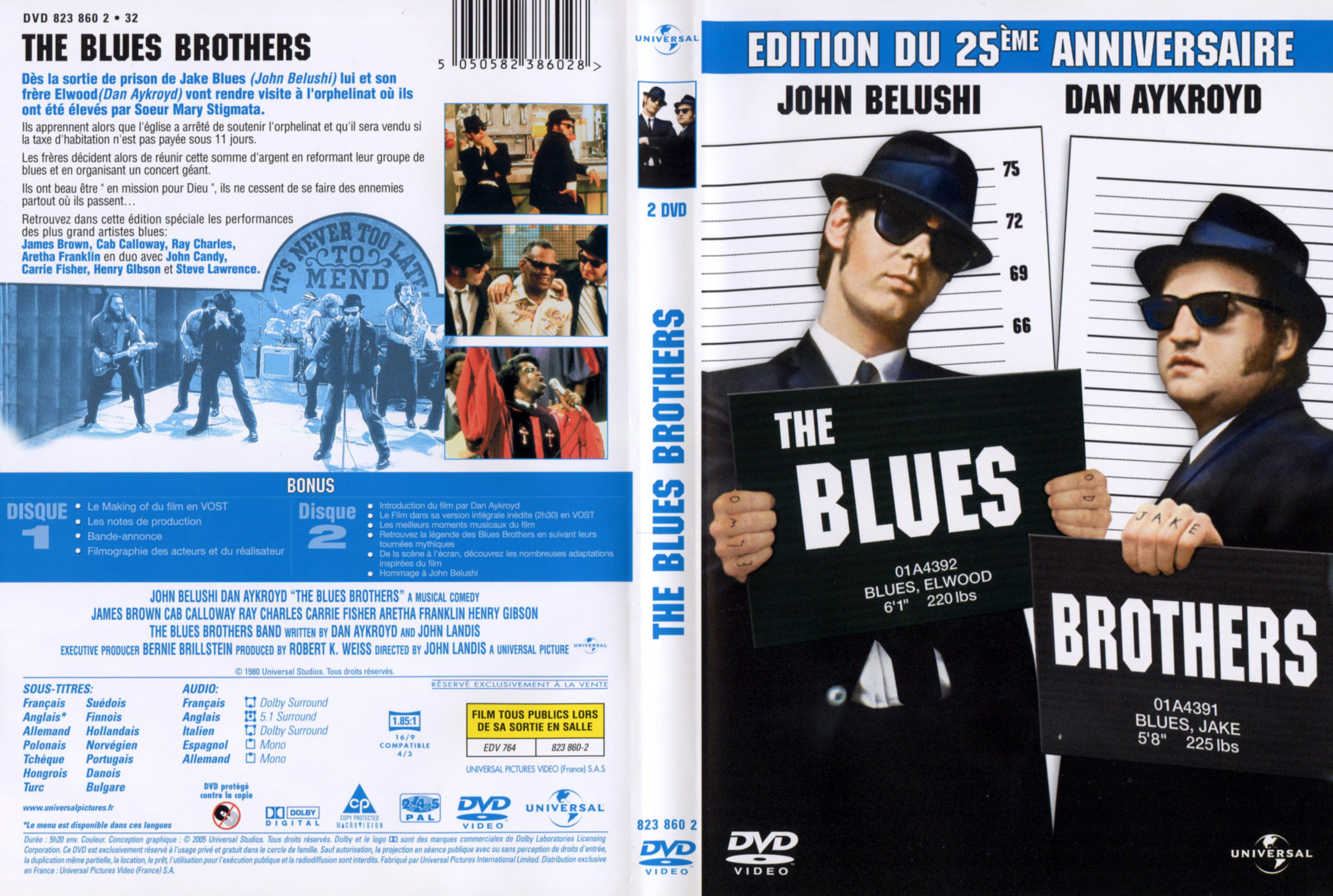 Jaquette DVD The Blues Brothers v4