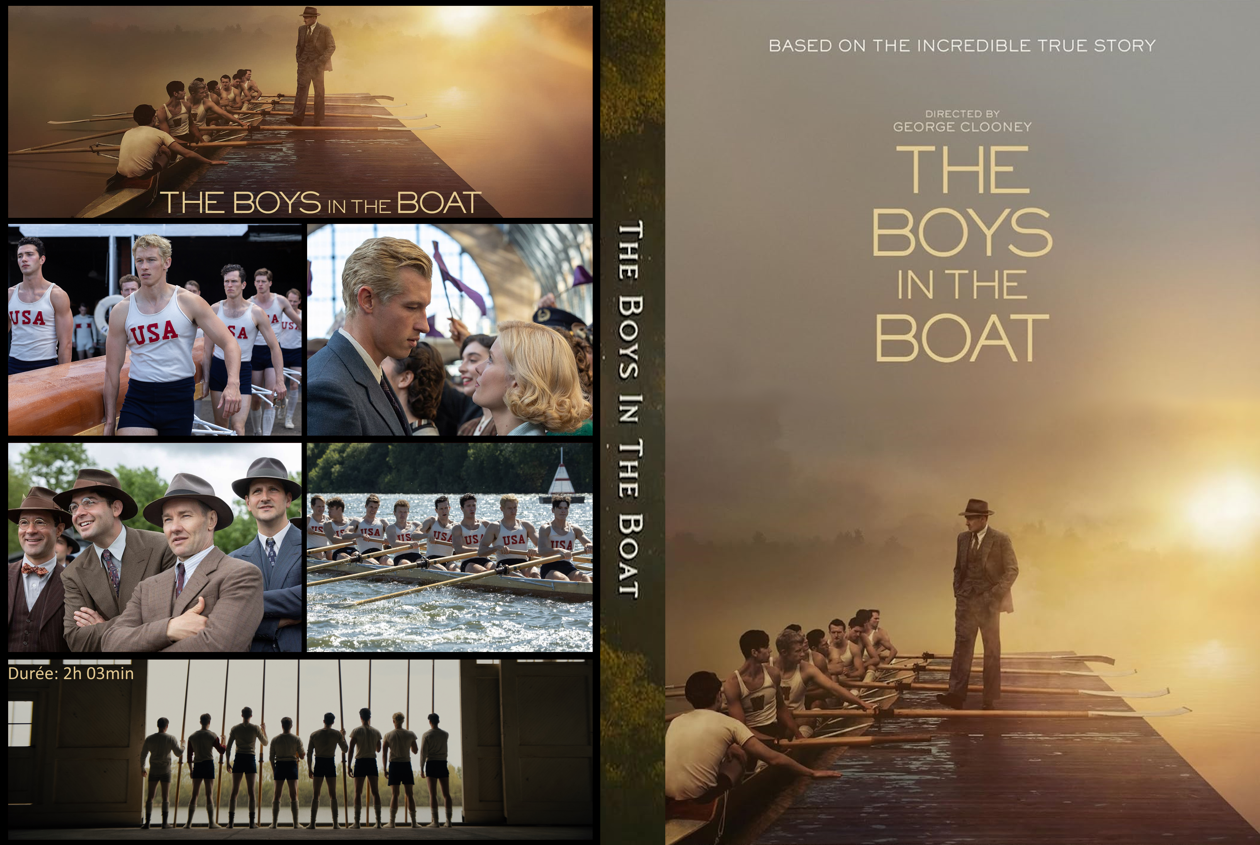 Jaquette DVD The Boys in the Boat custom