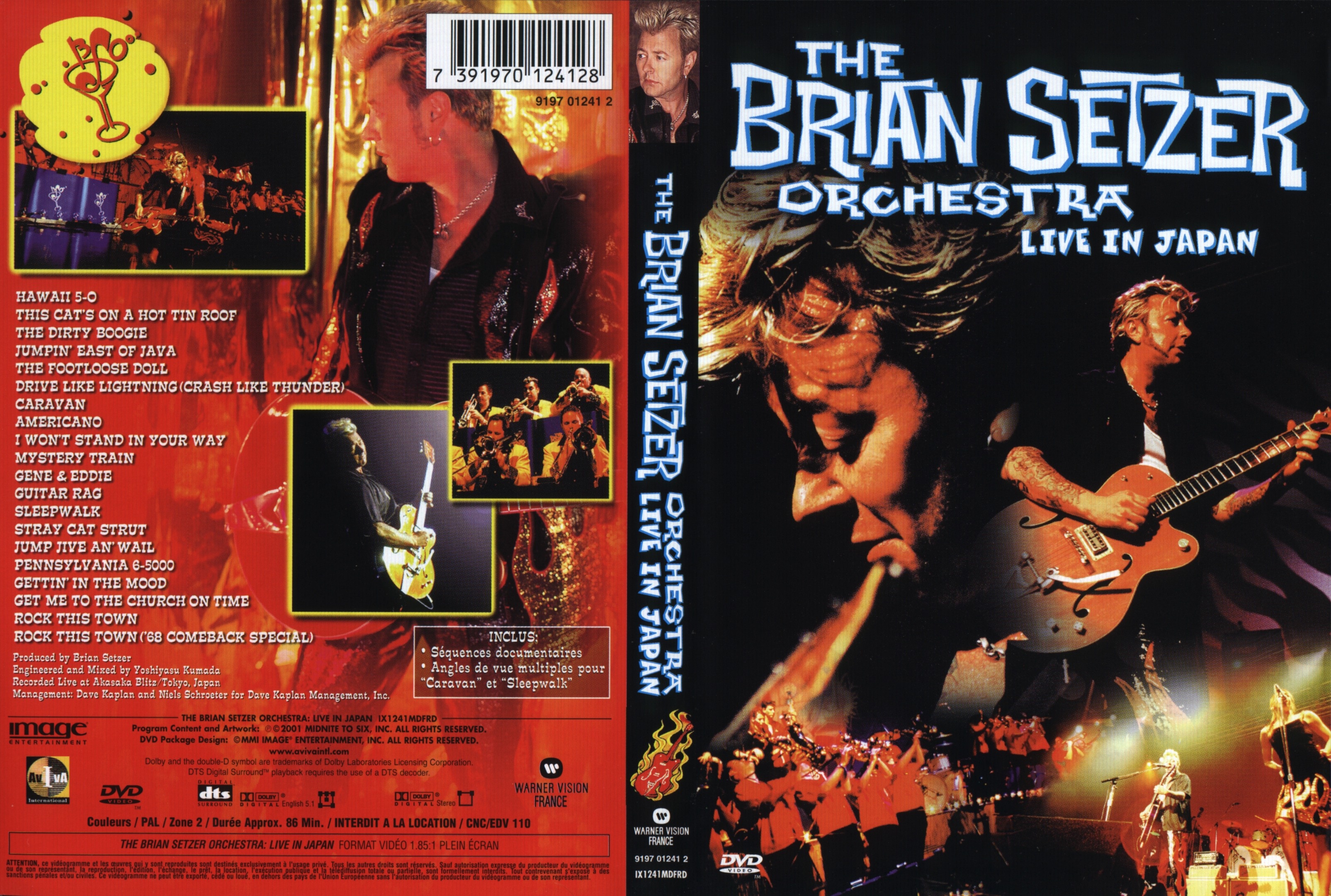 Jaquette DVD The Brian Setzer Orchestra live in japan