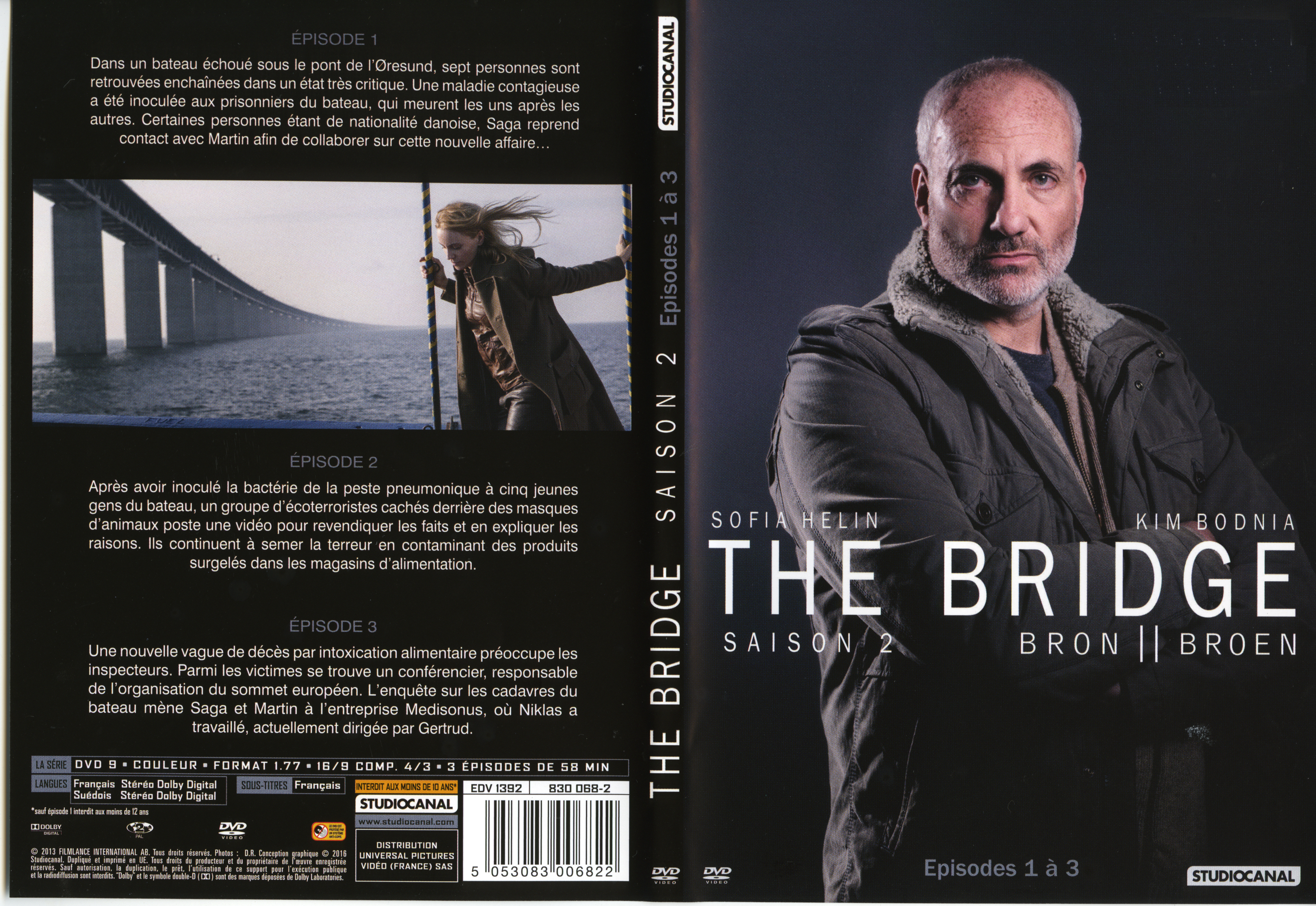 Jaquette DVD The Bridge Saison 2 DVD 1