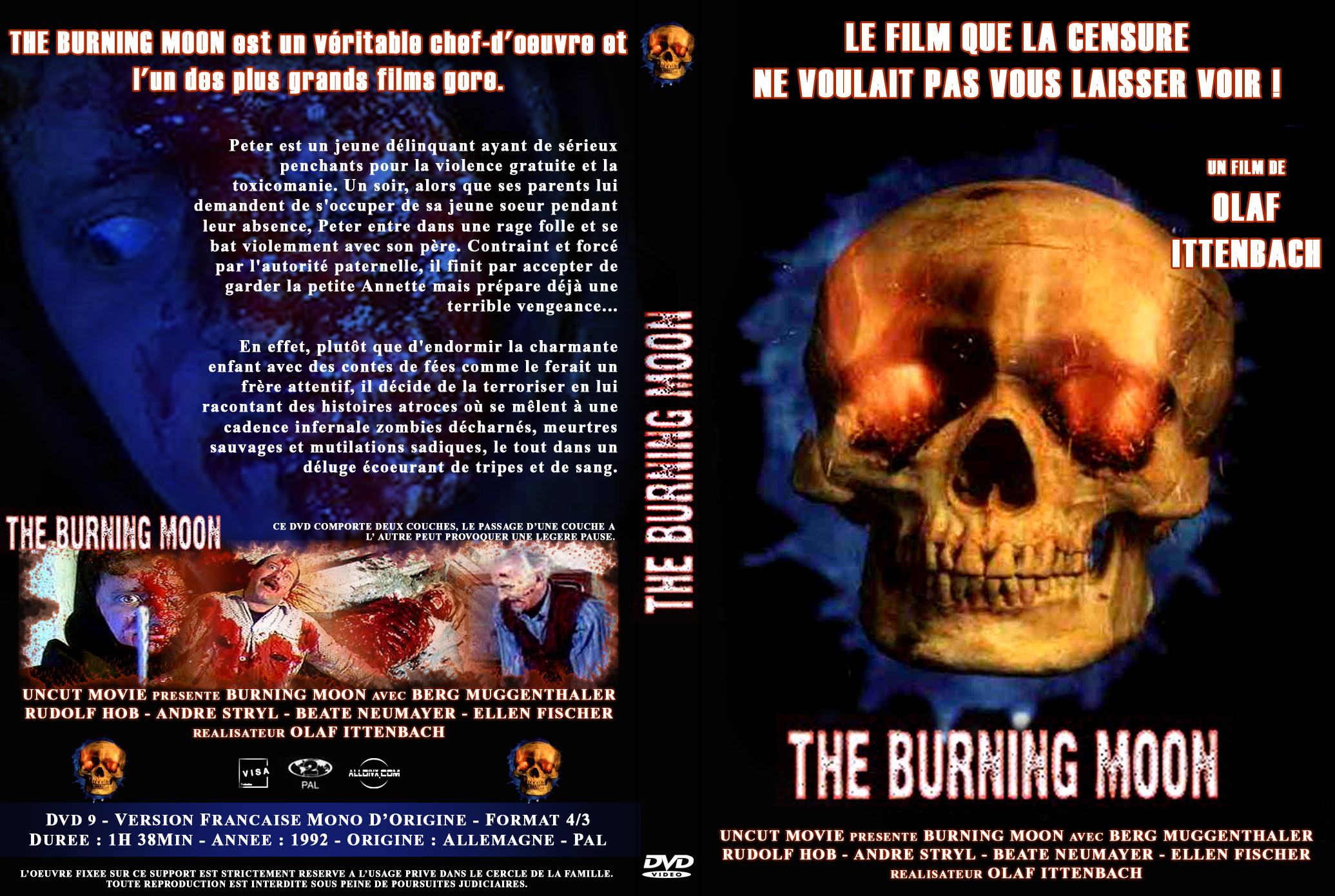 Jaquette DVD The Burning Moon custom