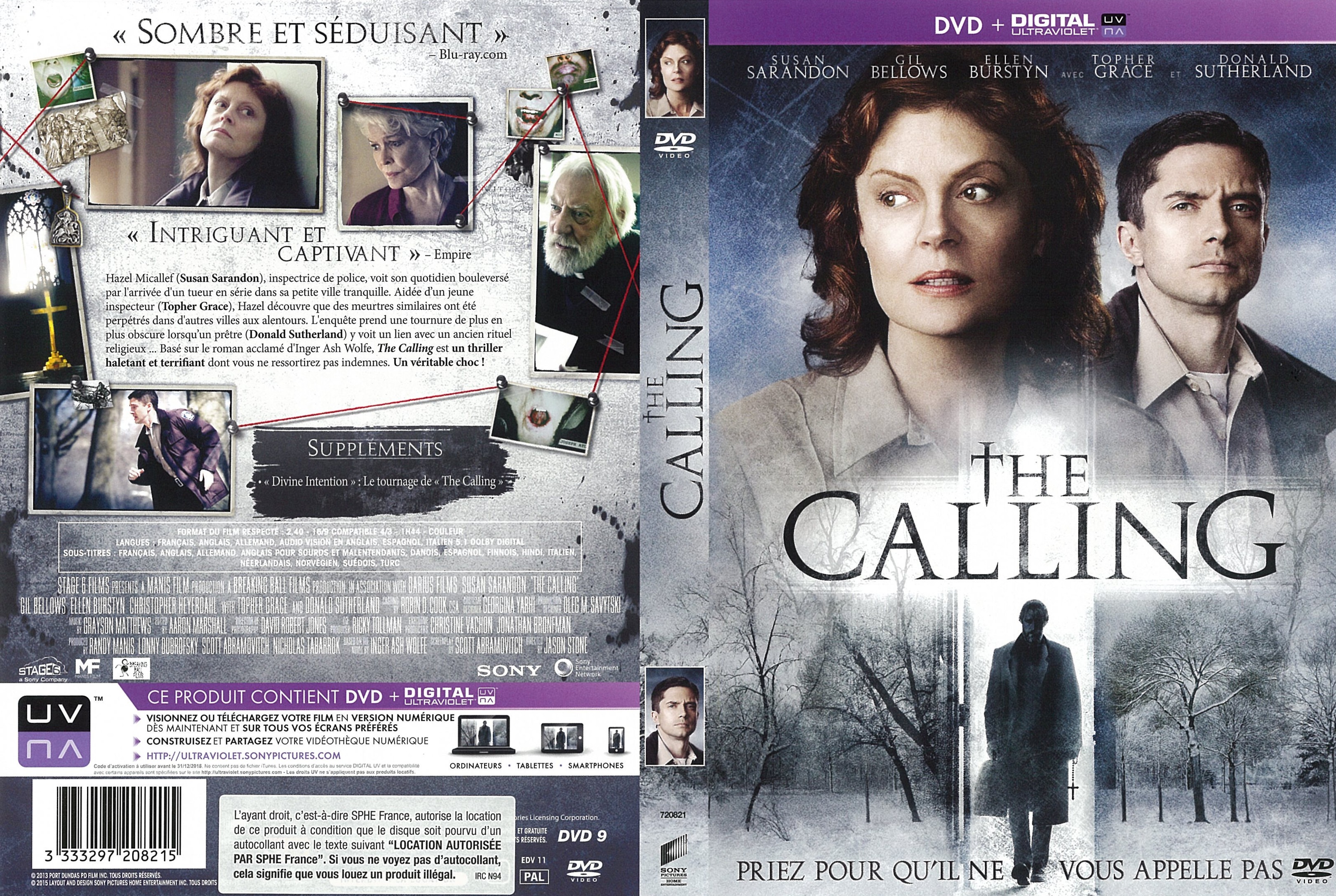 Jaquette DVD The Calling (2014)