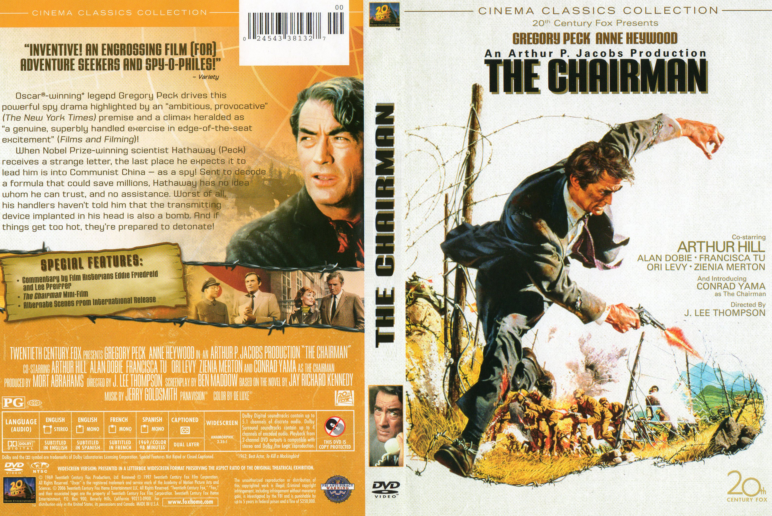 Jaquette DVD The Chairman Zone 1