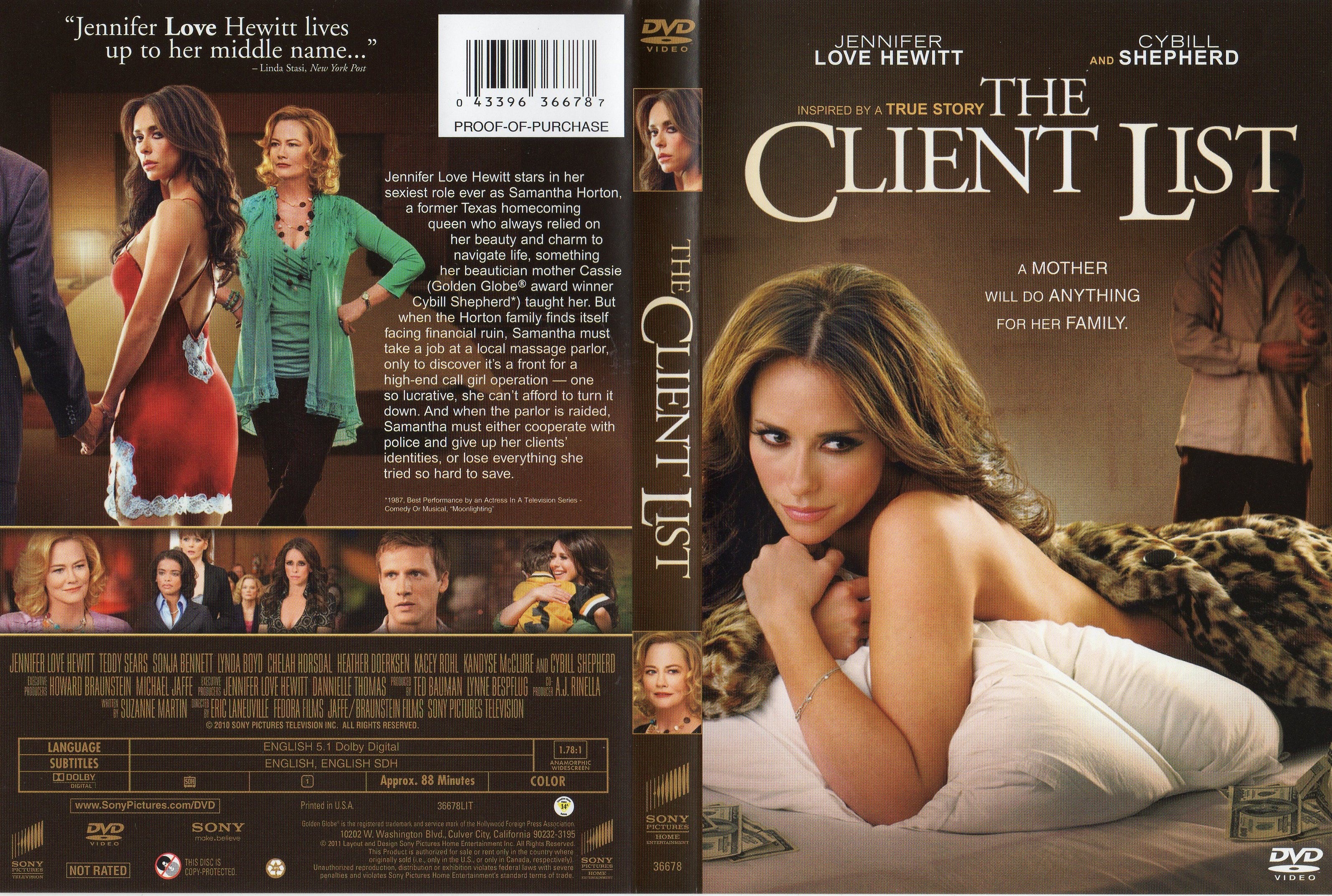Jaquette DVD The Client List Zone 1