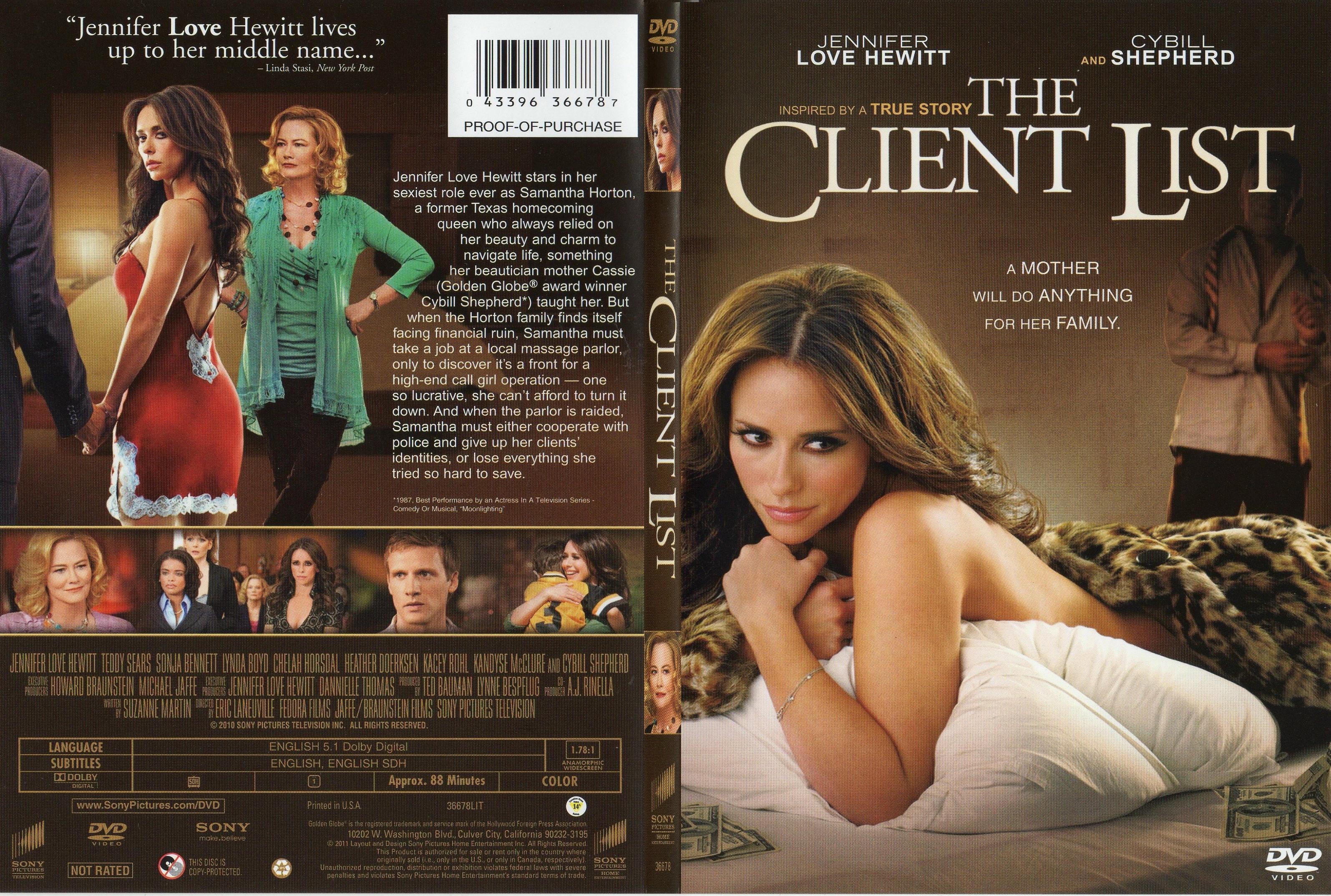 Jaquette DVD The Client List Zone 1 - SLIM